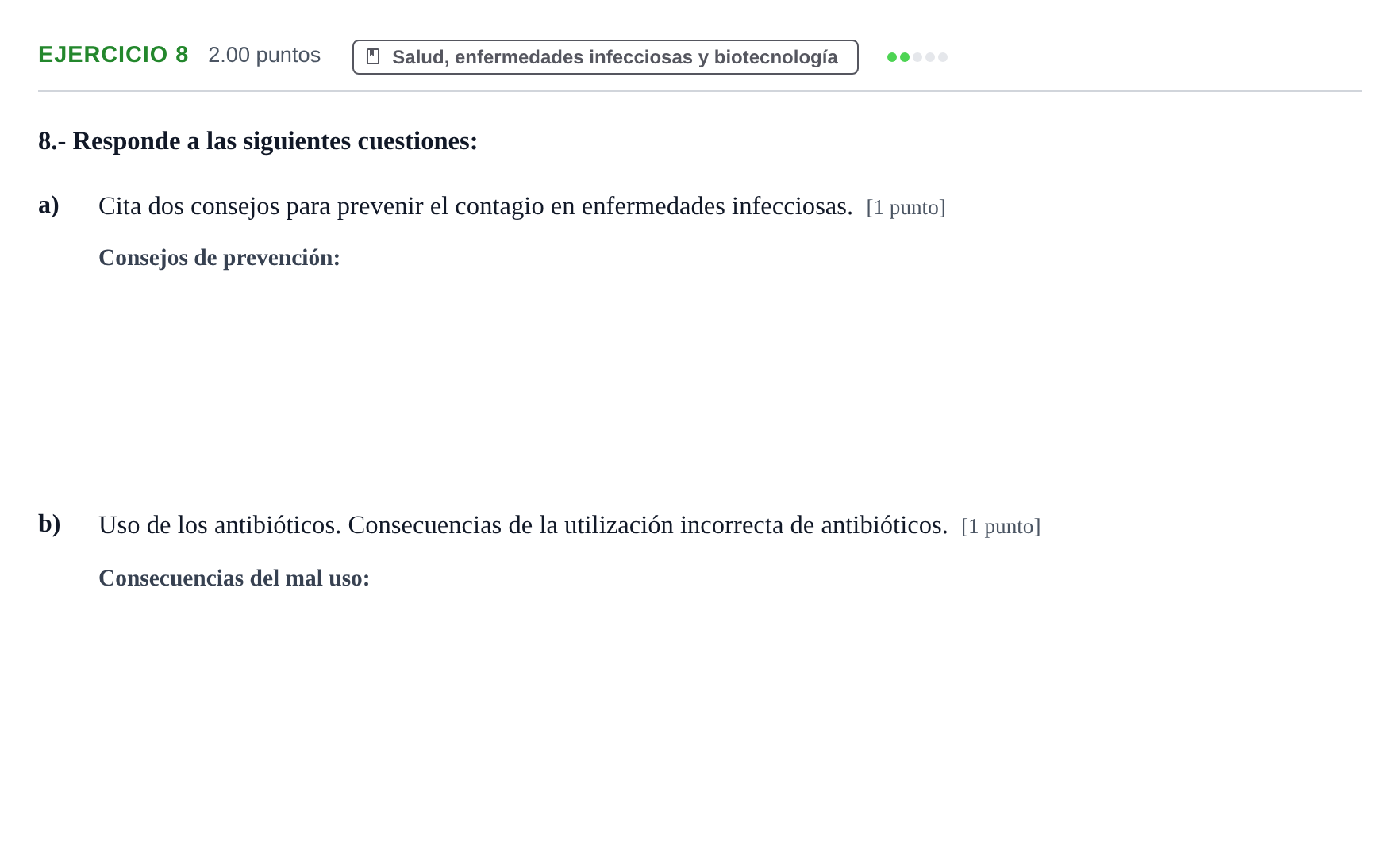 Enunciado: Problema 8 · Ciencias Generales PAU Extremadura Ordinaria 2024