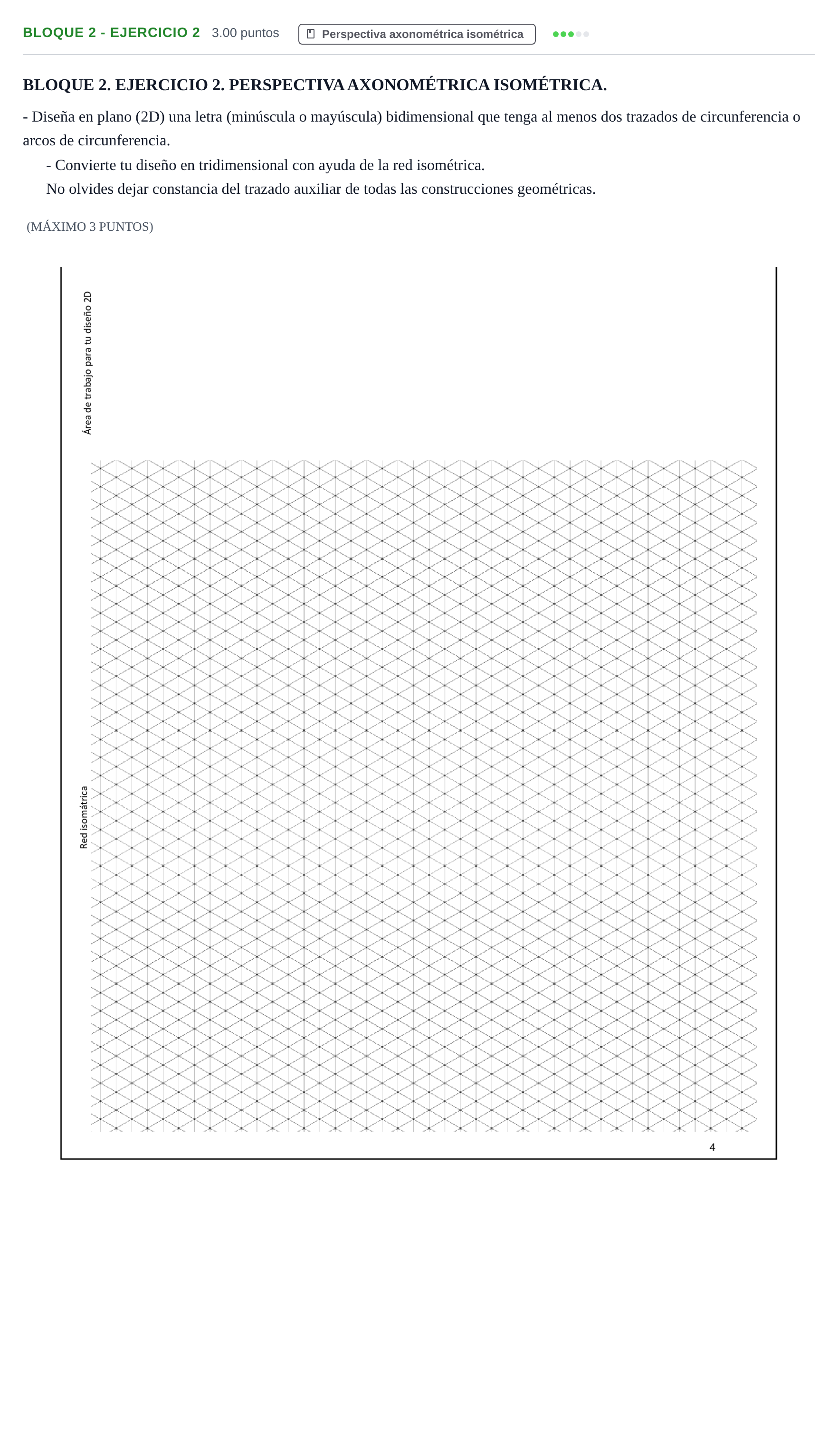 Enunciado: Bloque 2 - Ejercicio 2 · Dibujo Técnico Aplicado a las Artes Plásticas y al Diseño PAU Extremadura Ordinaria 2024