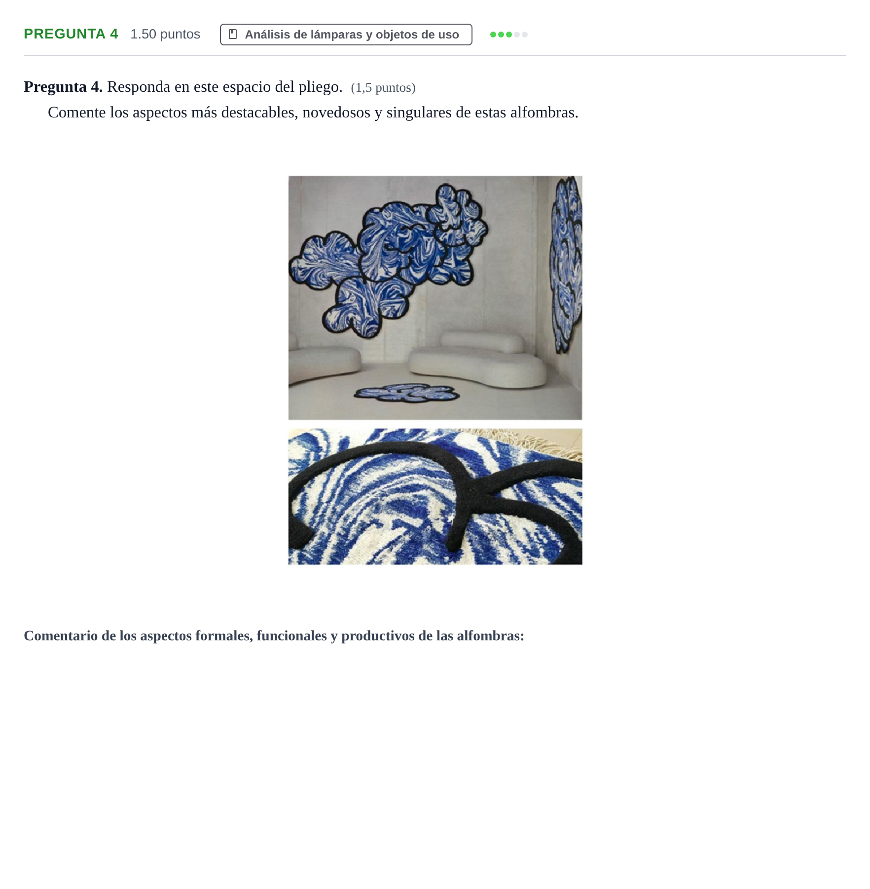 Enunciado: Pregunta 4 · Diseño PAU Asturias Extraordinaria 2023
