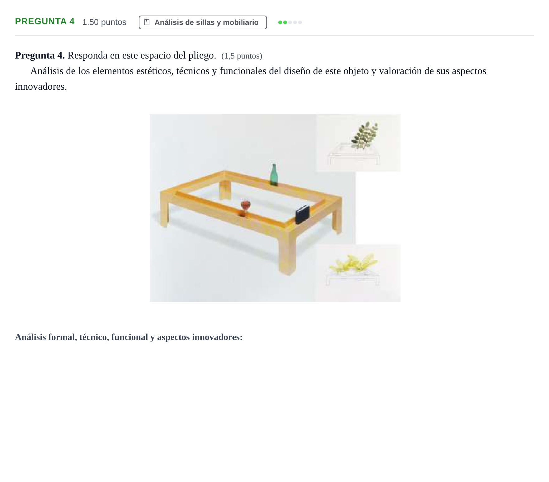 Enunciado: Pregunta 4 · Diseño PAU Asturias Ordinaria 2023