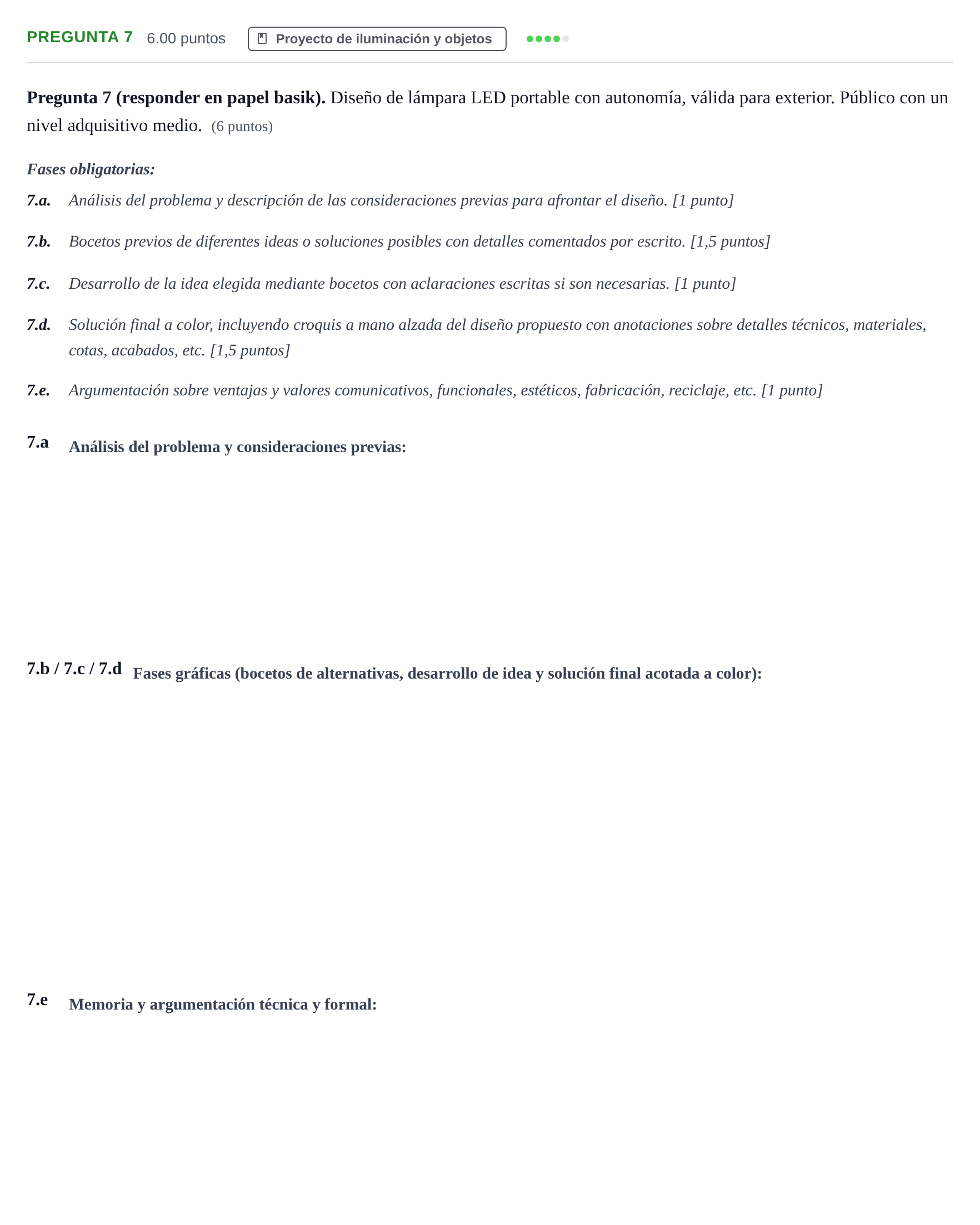 Enunciado: Pregunta 7 · Diseño PAU Asturias Ordinaria 2023