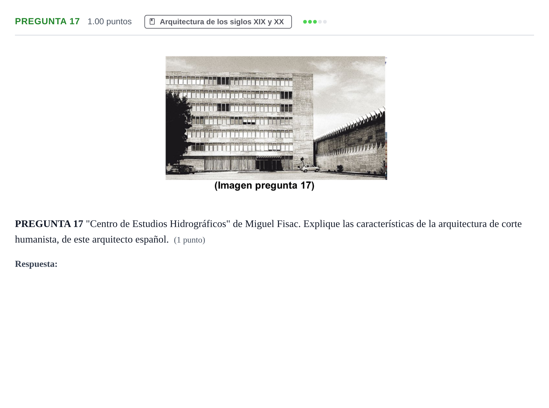 Enunciado: Pregunta 17 · Fundamentos Artísticos PAU Asturias Ordinaria 2023