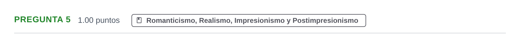 Enunciado: Pregunta 5 · Fundamentos Artísticos PAU Asturias Ordinaria 2023