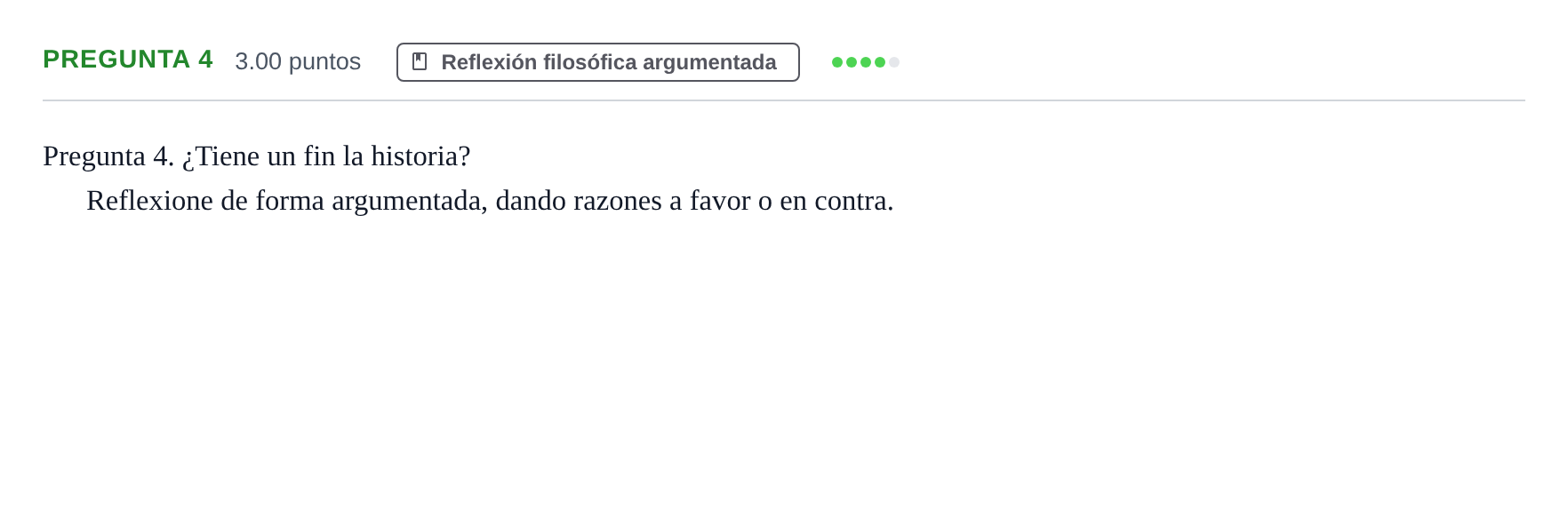Enunciado: Pregunta 4 · Historia de la Filosofía PAU Asturias Extraordinaria 2023