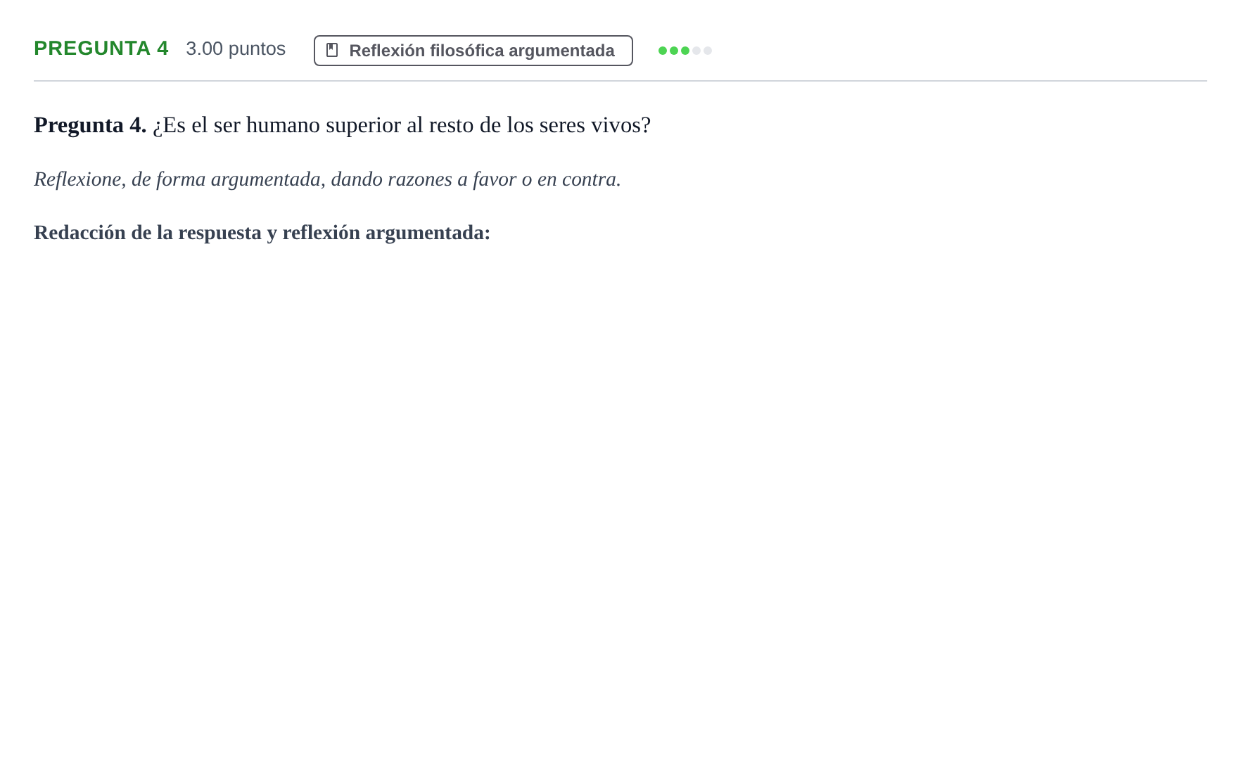 Enunciado: Pregunta 4 · Historia de la Filosofía PAU Asturias Ordinaria 2023