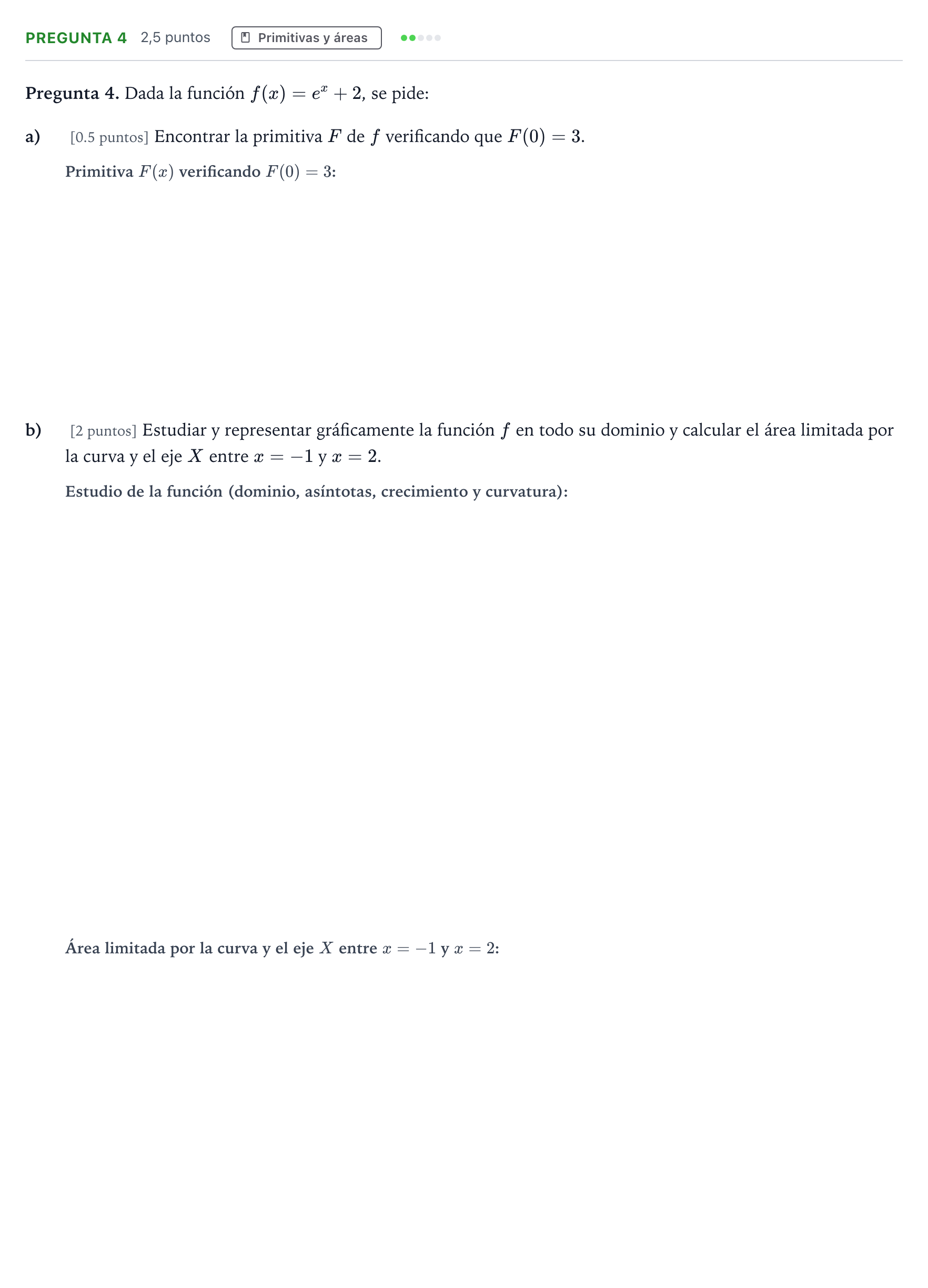 Enunciado: Pregunta 4 · Matemáticas aplicadas a las Ciencias Sociales II PAU Asturias Extraordinaria 2023