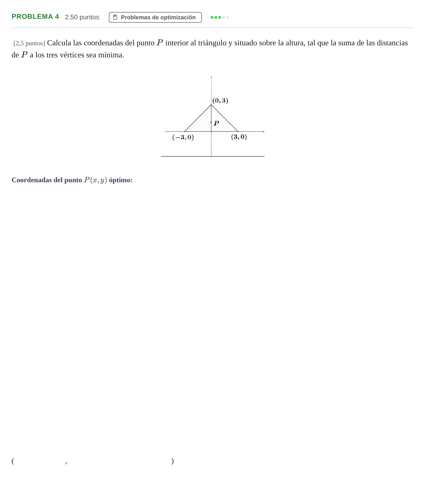 Enunciado: Problema 4 · Matemáticas II PAU Asturias Ordinaria 2023