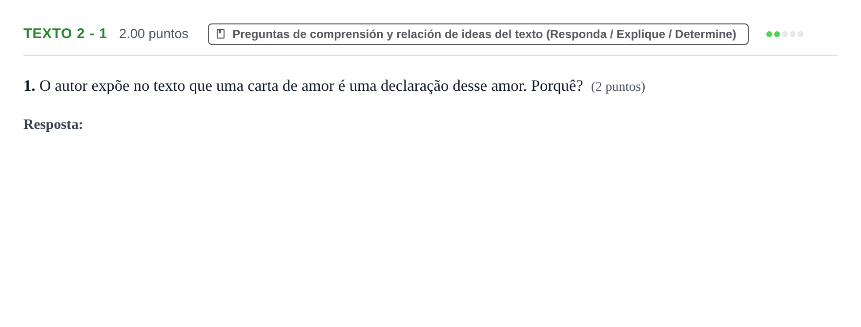 Enunciado: Ejercicio Texto 2 - 1 · Portugués PAU Asturias Ordinaria 2023