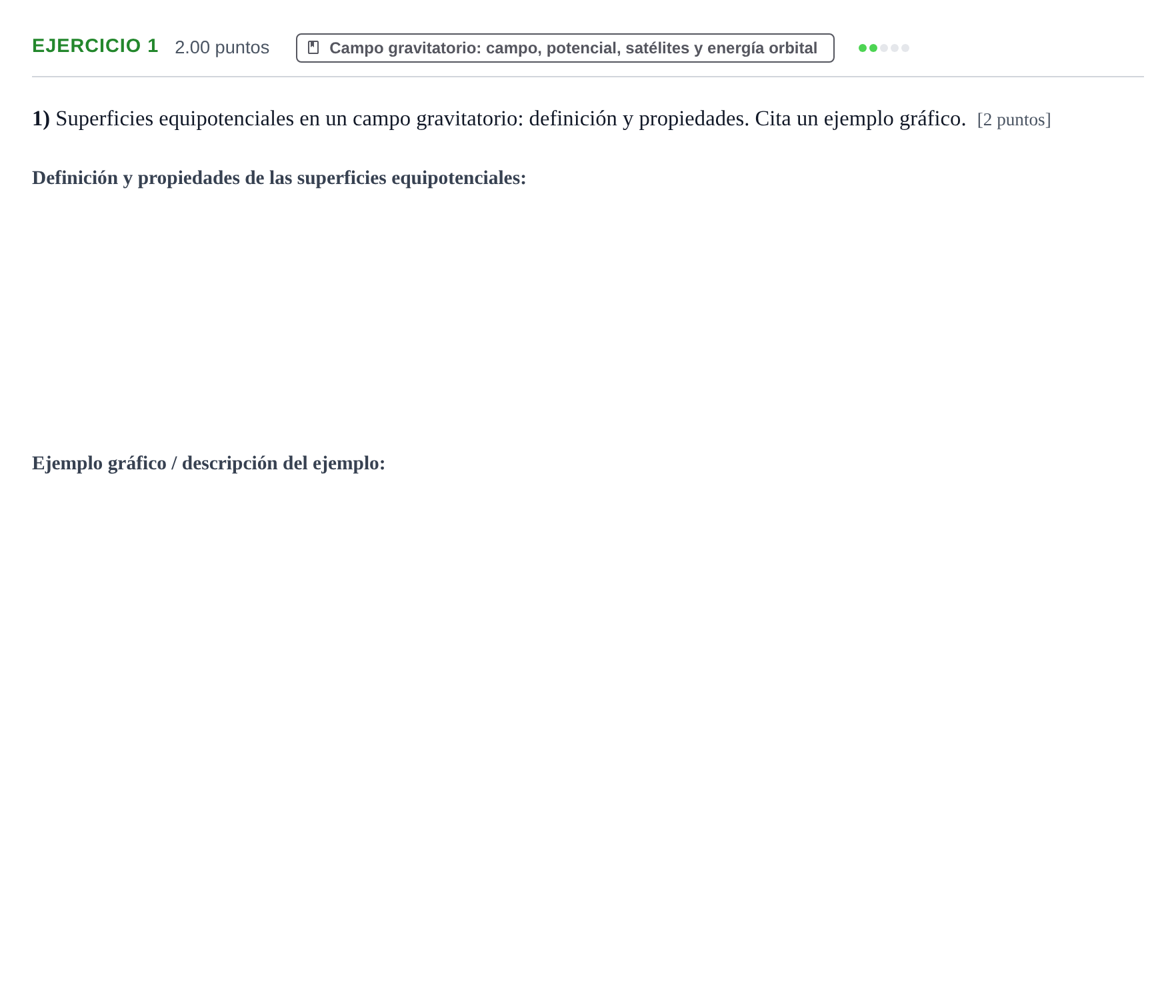 Enunciado: Problema 1 · Física PAU Extremadura Ordinaria 2023