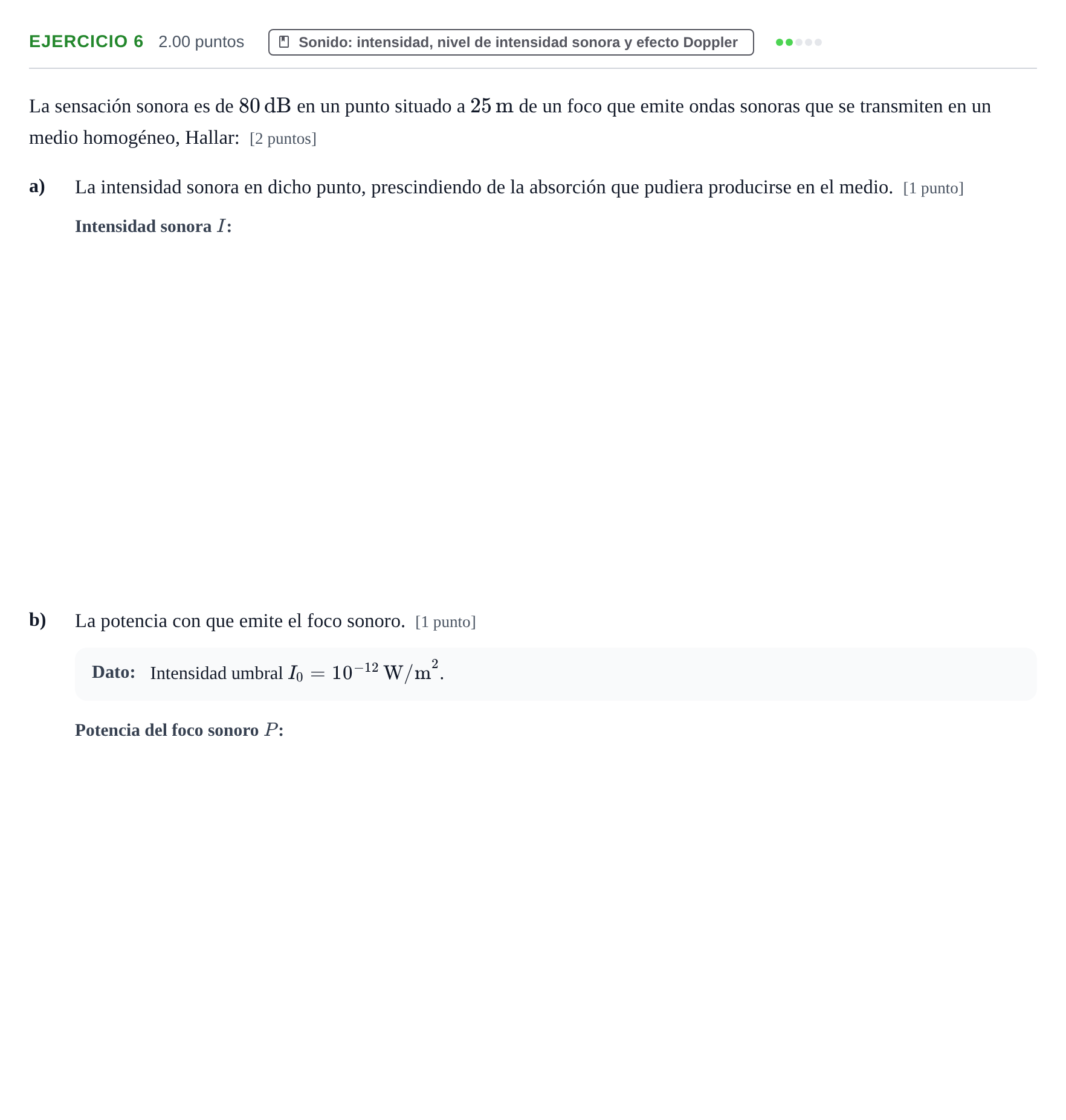 Enunciado: Problema 6 · Física PAU Extremadura Ordinaria 2023