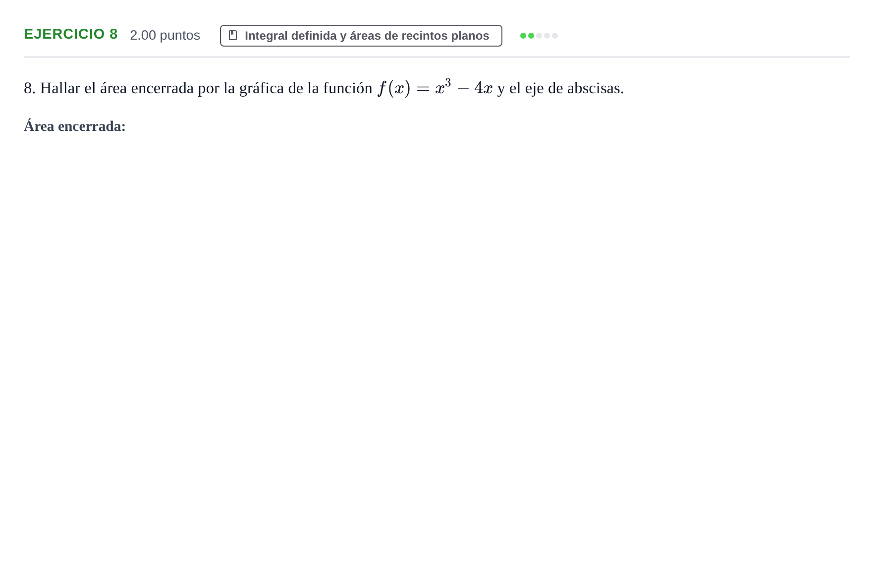 Enunciado: Problema 8 · Matemáticas II PAU Extremadura Ordinaria 2023