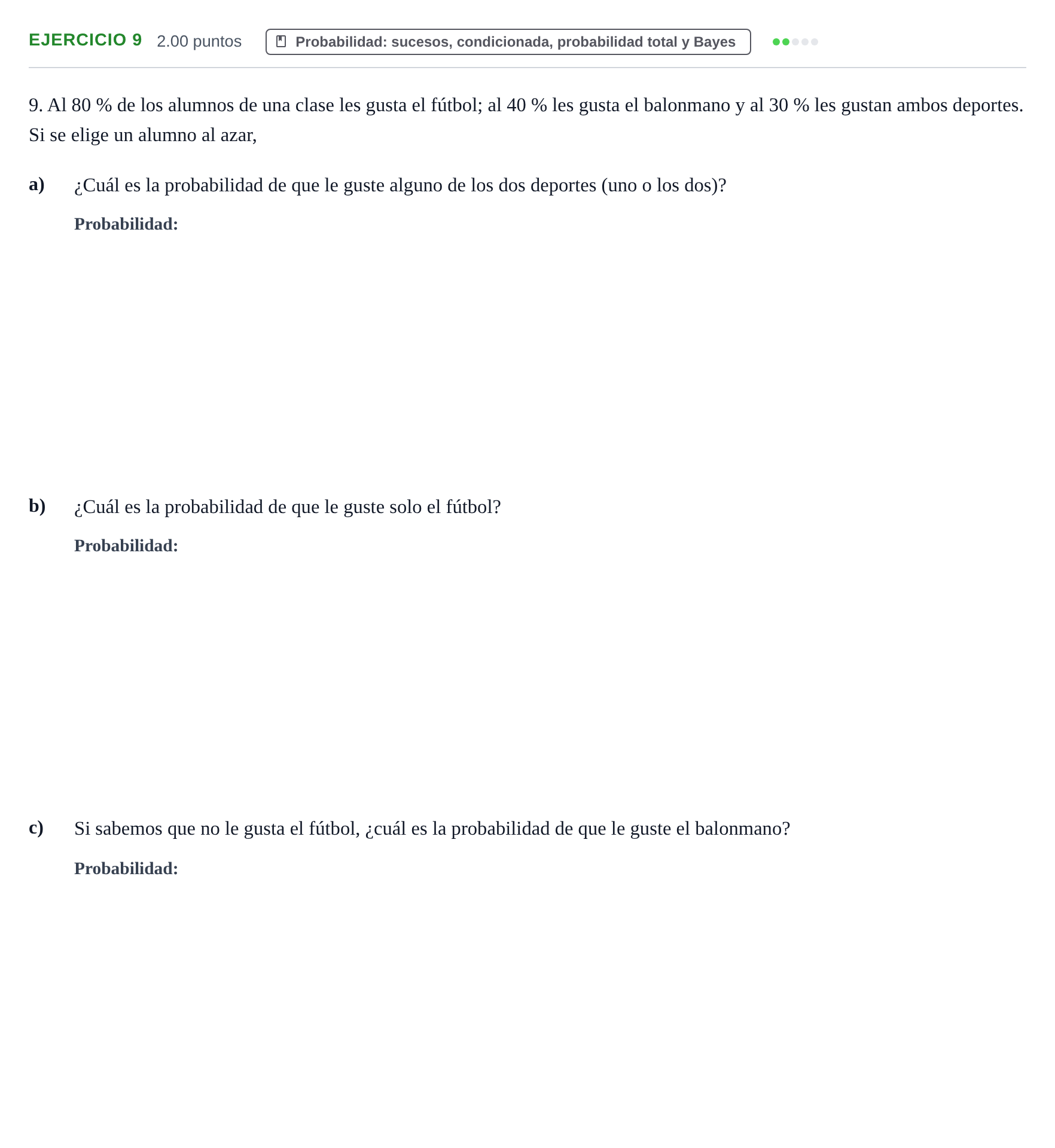 Enunciado: Problema 9 · Matemáticas II PAU Extremadura Ordinaria 2023