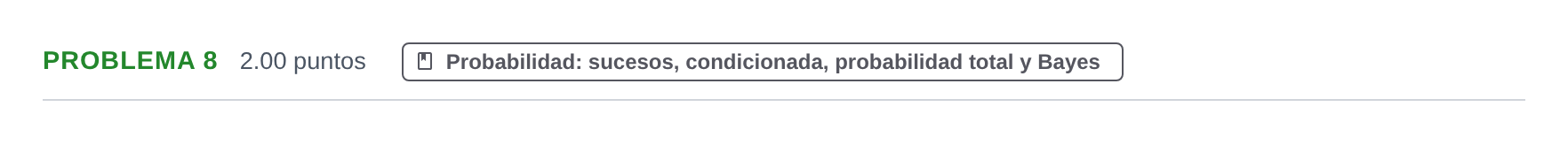 Enunciado: PROBLEMA 8 · Matemáticas aplicadas a las Ciencias Sociales II PAU Extremadura Extraordinaria 2023