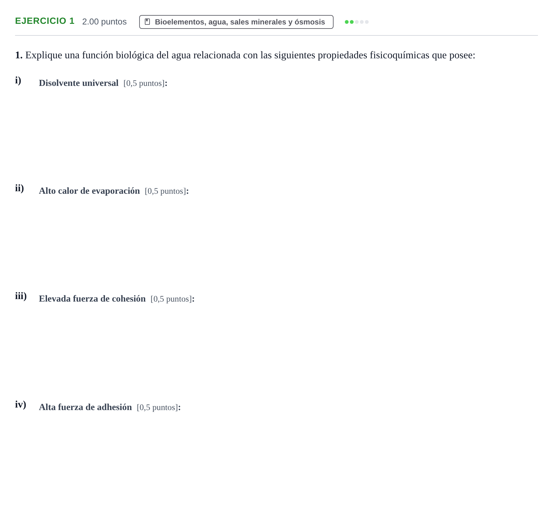 Enunciado: Problema 1 · Biología PAU Extremadura Ordinaria 2022