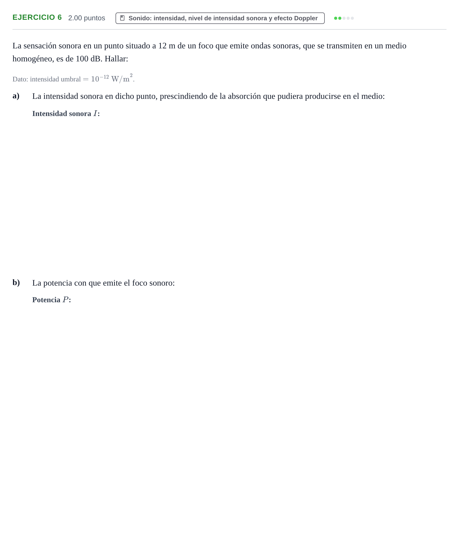 Enunciado: Problema 6 · Física PAU Extremadura Ordinaria 2022