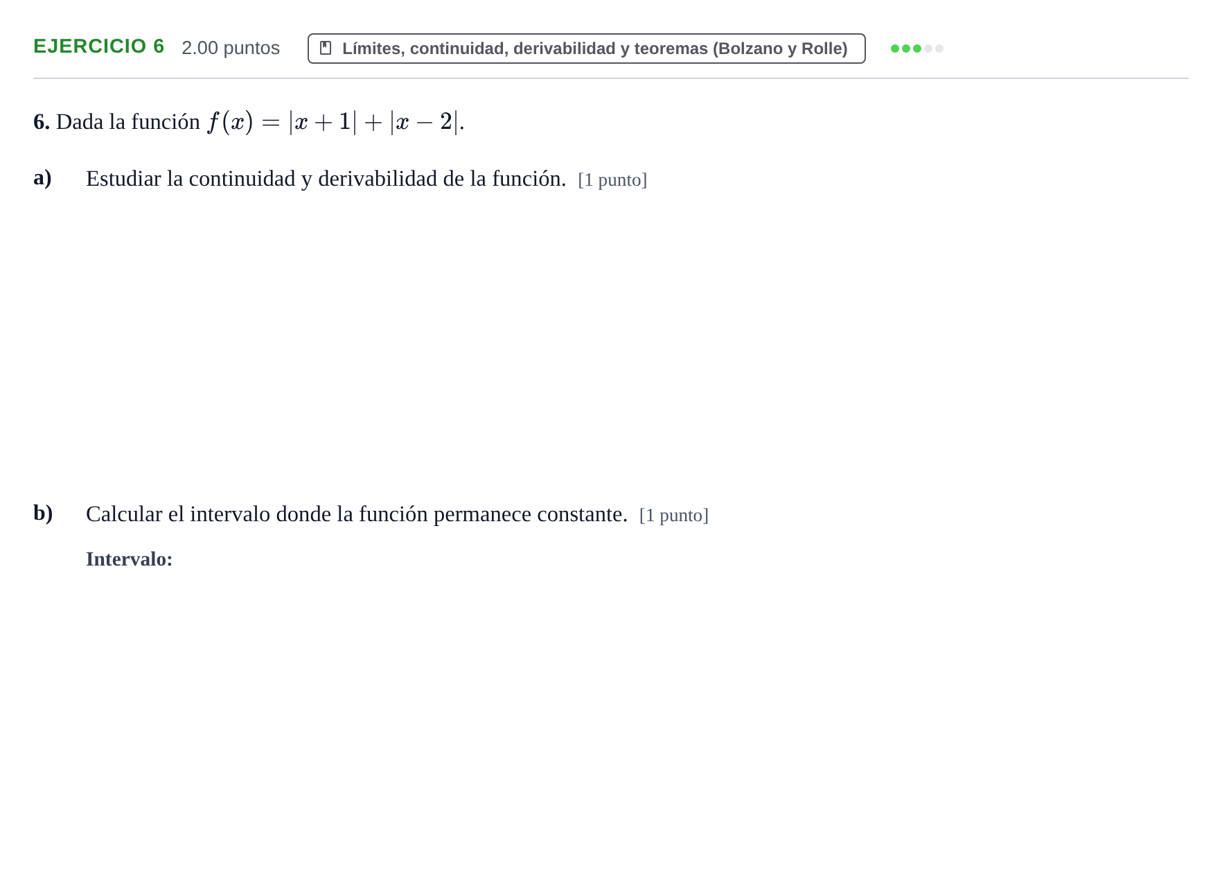 Enunciado: Problema 6 · Matemáticas II PAU Extremadura Ordinaria 2022