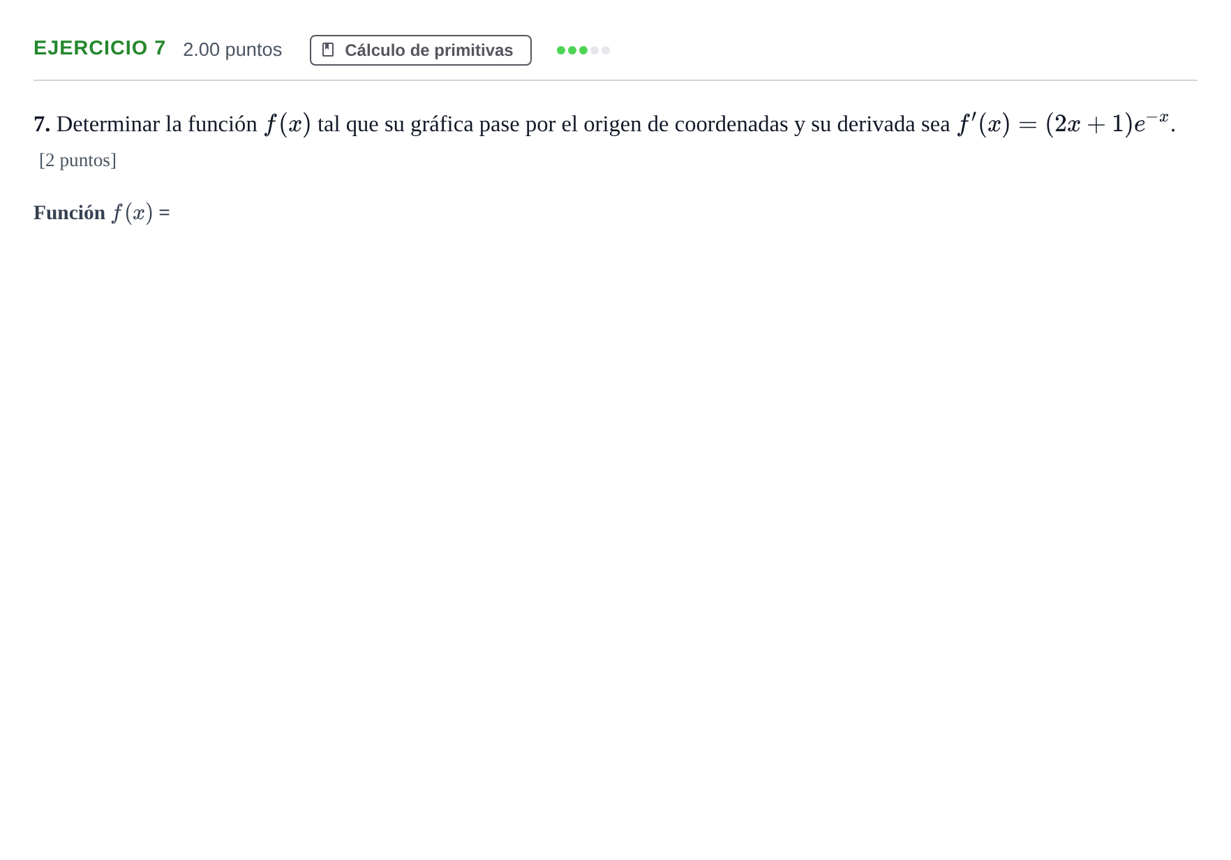 Enunciado: Problema 7 · Matemáticas II PAU Extremadura Ordinaria 2022