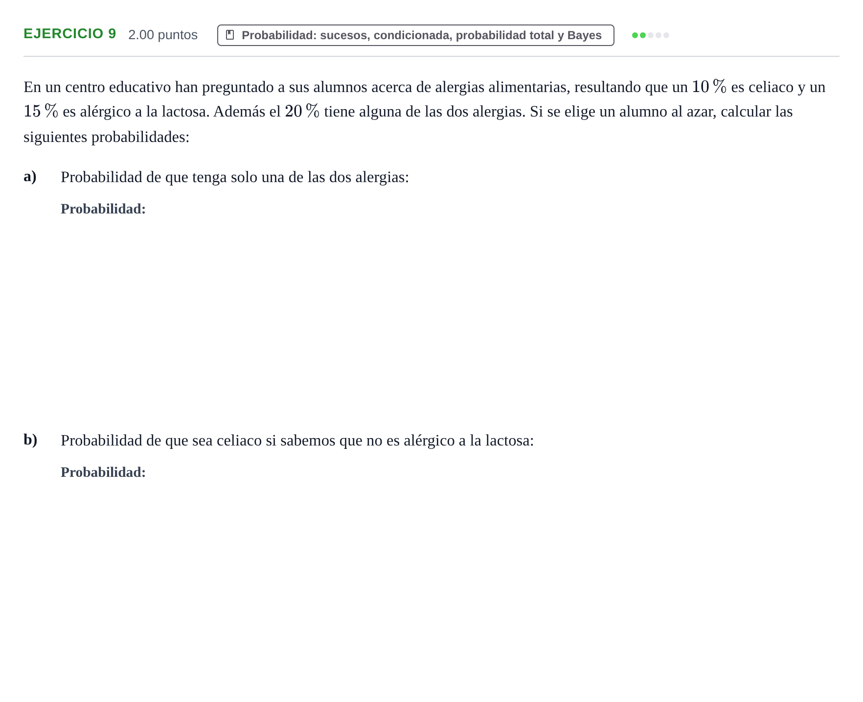 Enunciado: Problema 9 · Matemáticas II PAU Extremadura Ordinaria 2022