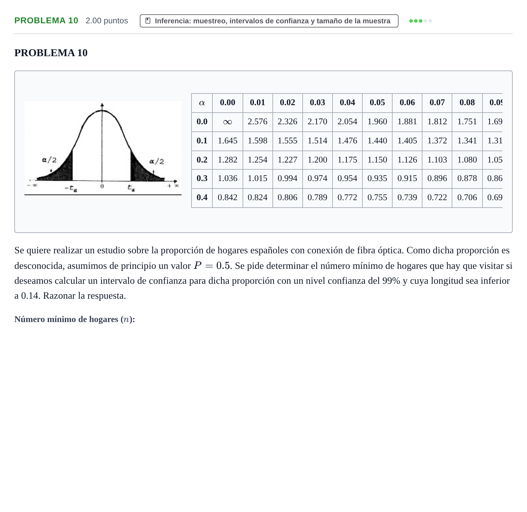 Enunciado: PROBLEMA 10 · Matemáticas aplicadas a las Ciencias Sociales II PAU Extremadura Extraordinaria 2022