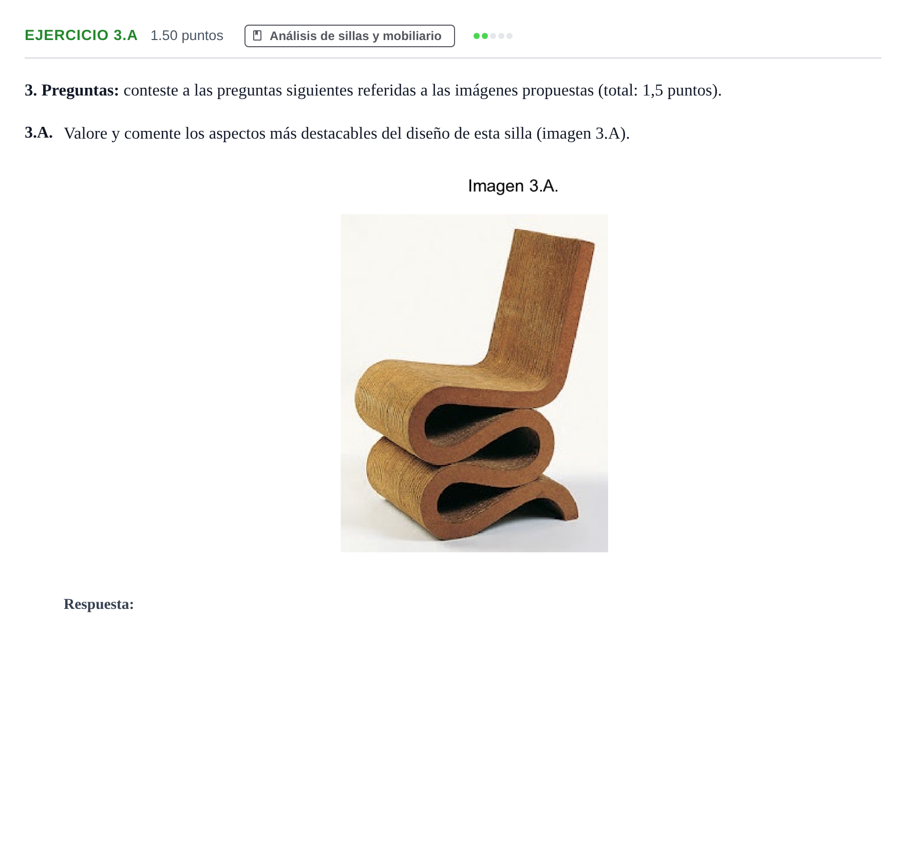 Enunciado: Ejercicio 3.A · Diseño PAU Asturias Extraordinaria 2022