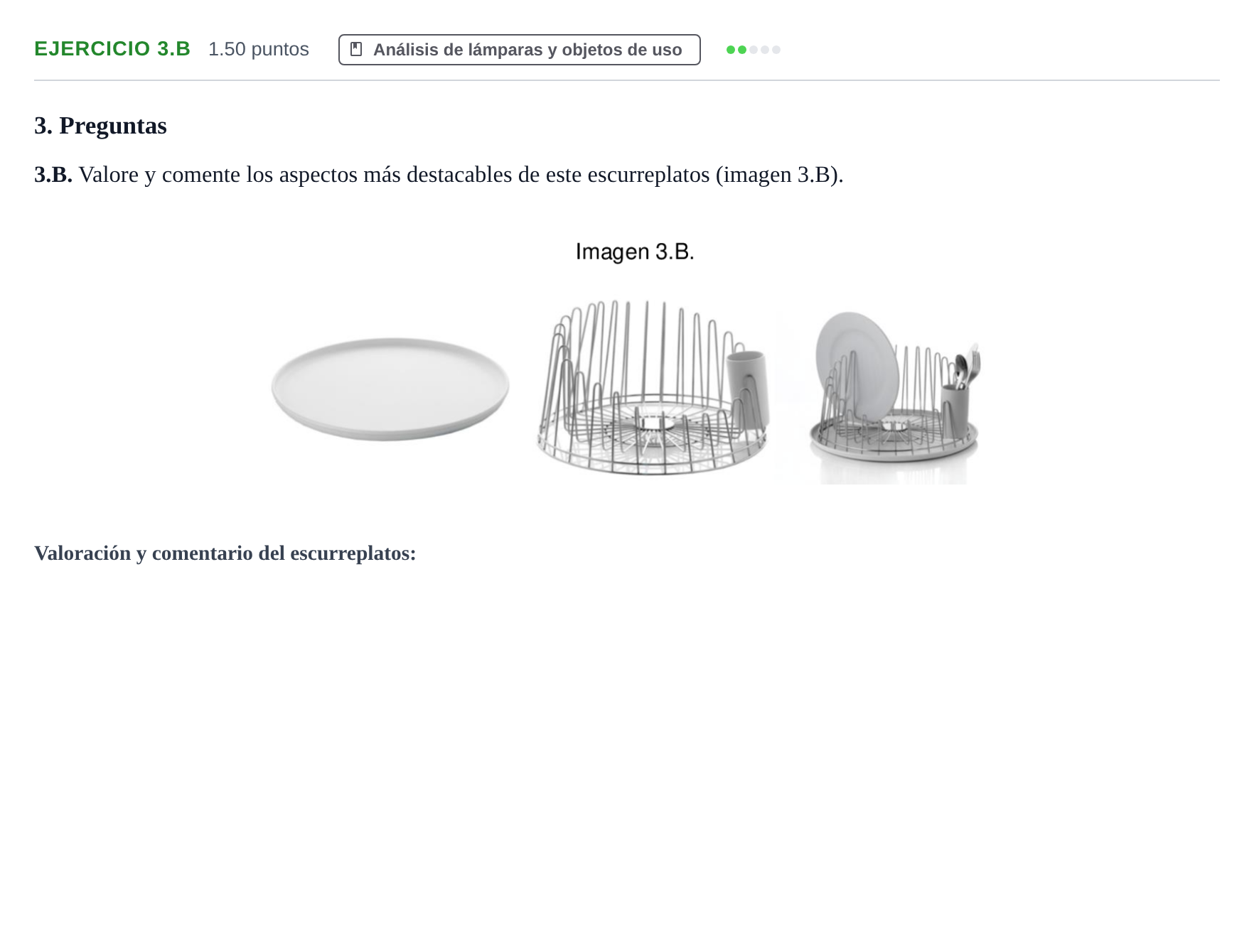 Enunciado: Ejercicio 3.B · Diseño PAU Asturias Ordinaria 2022