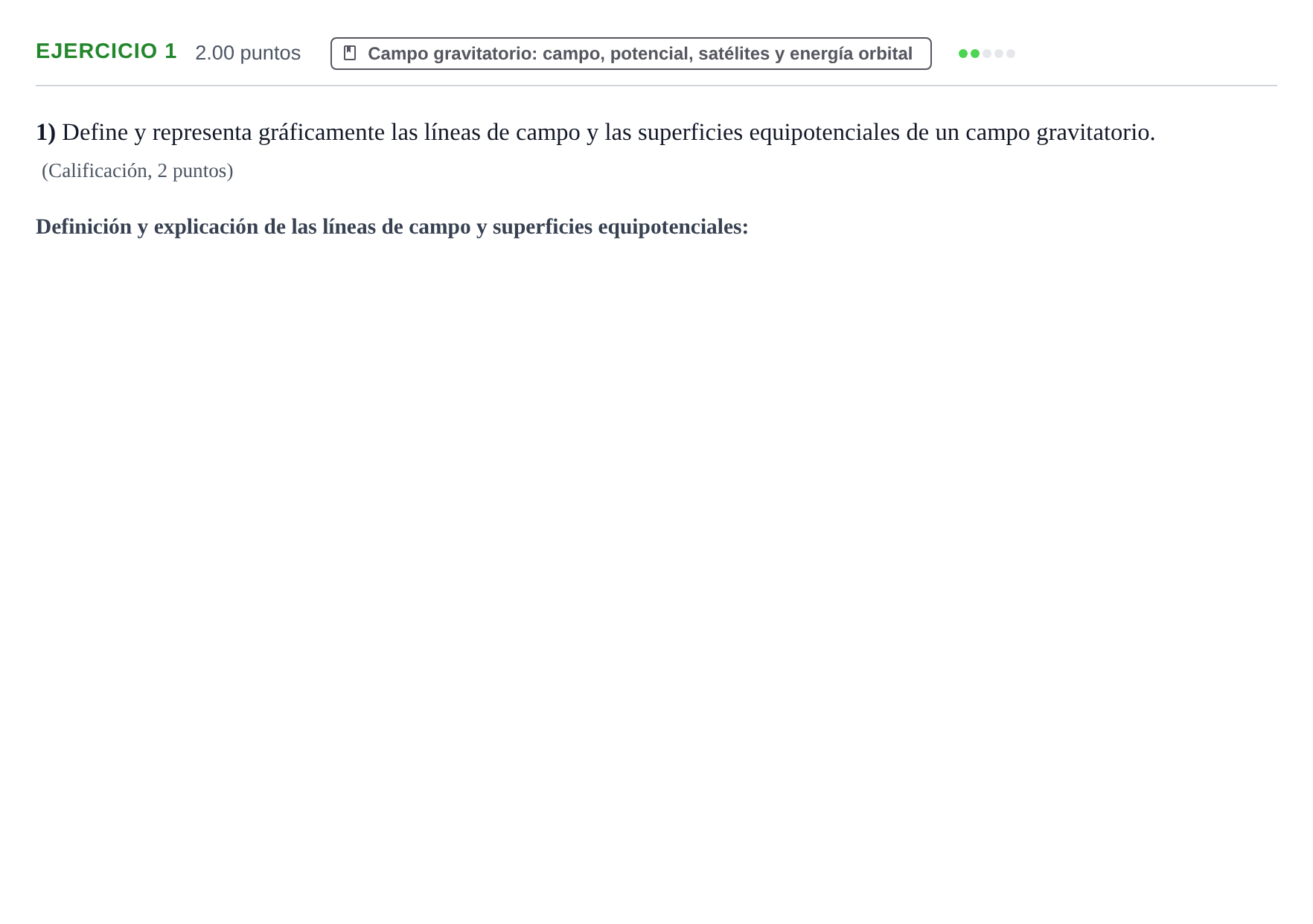 Enunciado: Problema 1 · Física PAU Extremadura Ordinaria 2021
