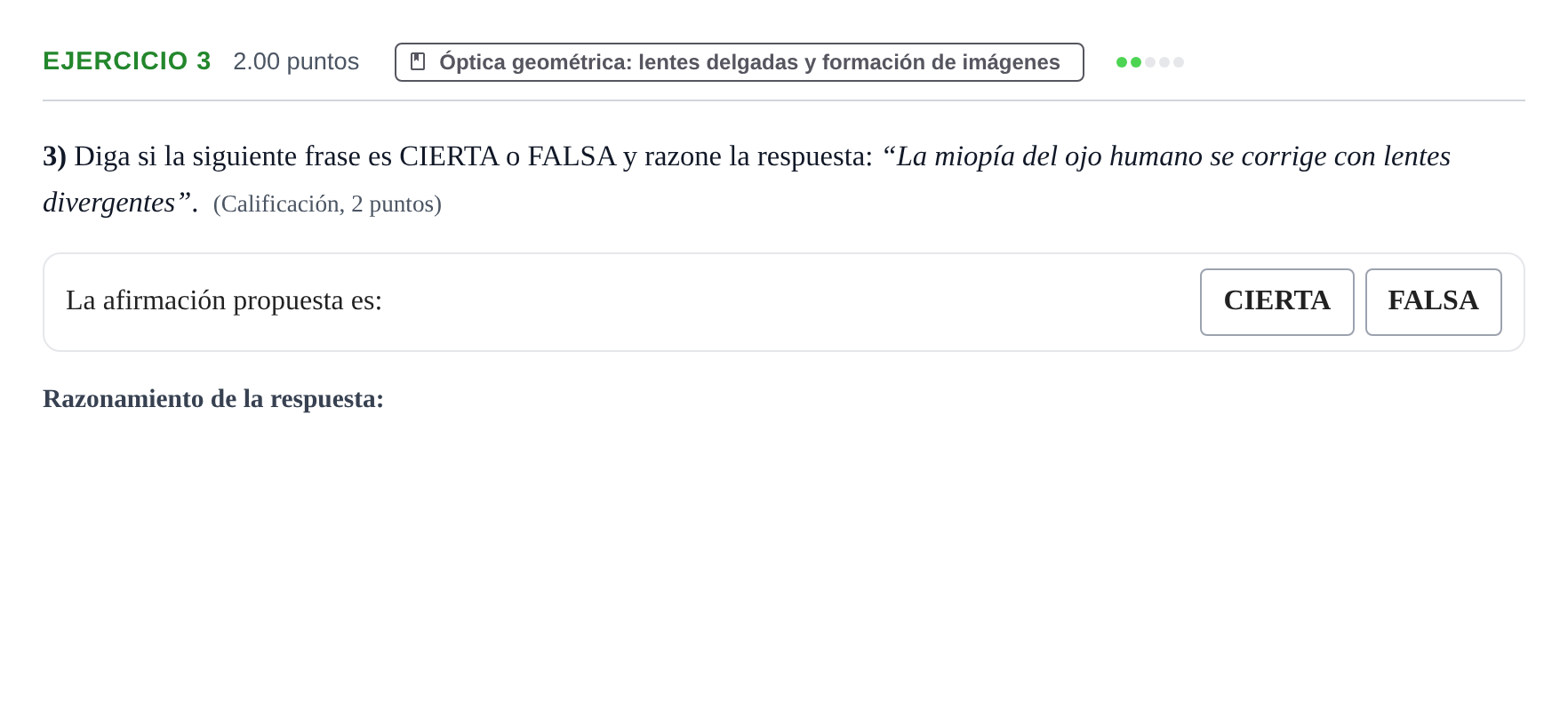 Enunciado: Problema 3 · Física PAU Extremadura Ordinaria 2021
