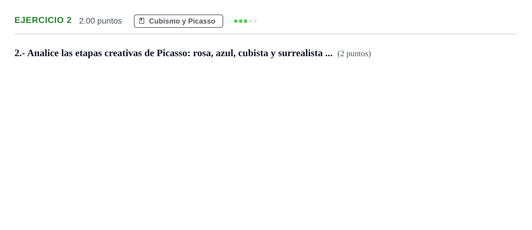 Enunciado: Problema 2 · Fundamentos Artísticos PAU Extremadura Ordinaria 2021