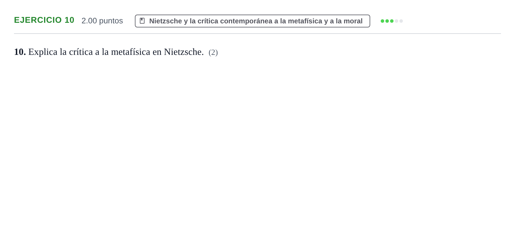 Enunciado: Problema 10 · Historia de la Filosofía PAU Extremadura Ordinaria 2021