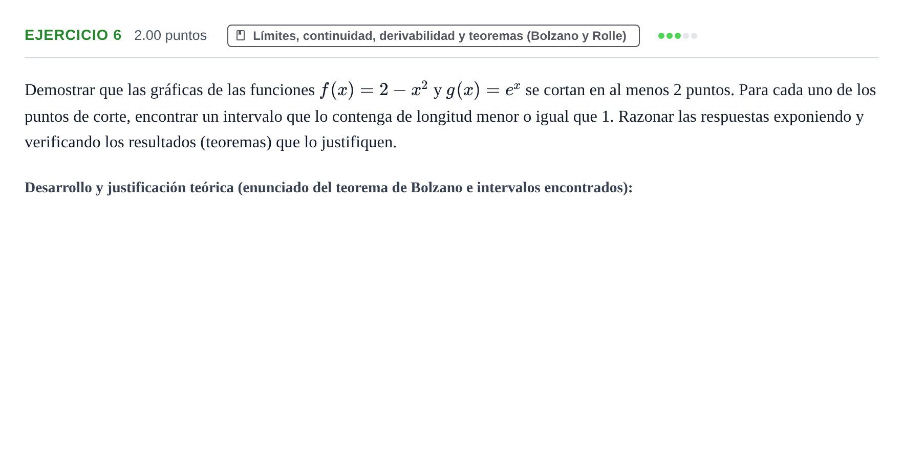 Enunciado: Problema 6 · Matemáticas II PAU Extremadura Ordinaria 2021