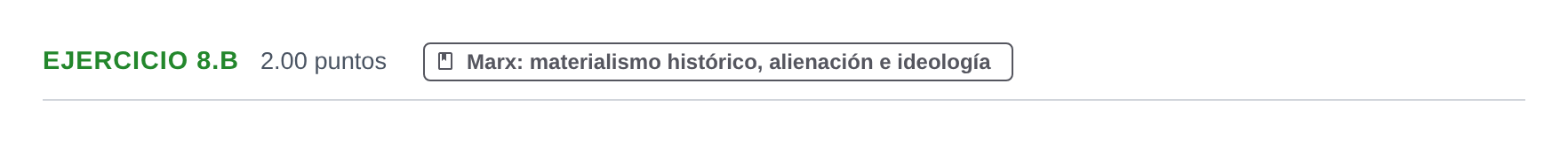 Enunciado: Ejercicio 8.b · Historia de la Filosofía PAU Extremadura Extraordinaria 2021