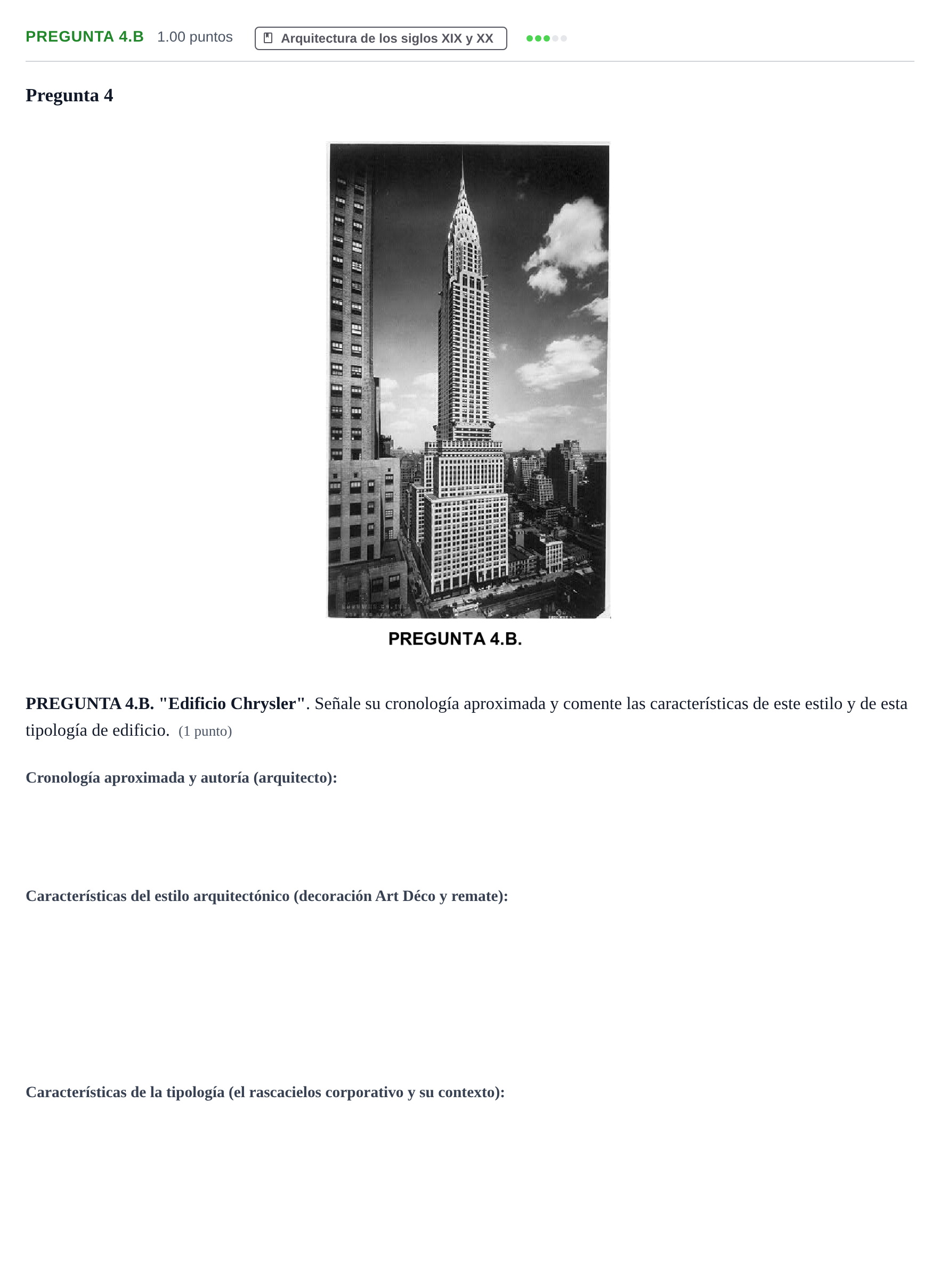 Enunciado: Pregunta 4.B · Fundamentos Artísticos PAU Asturias Extraordinaria 2022