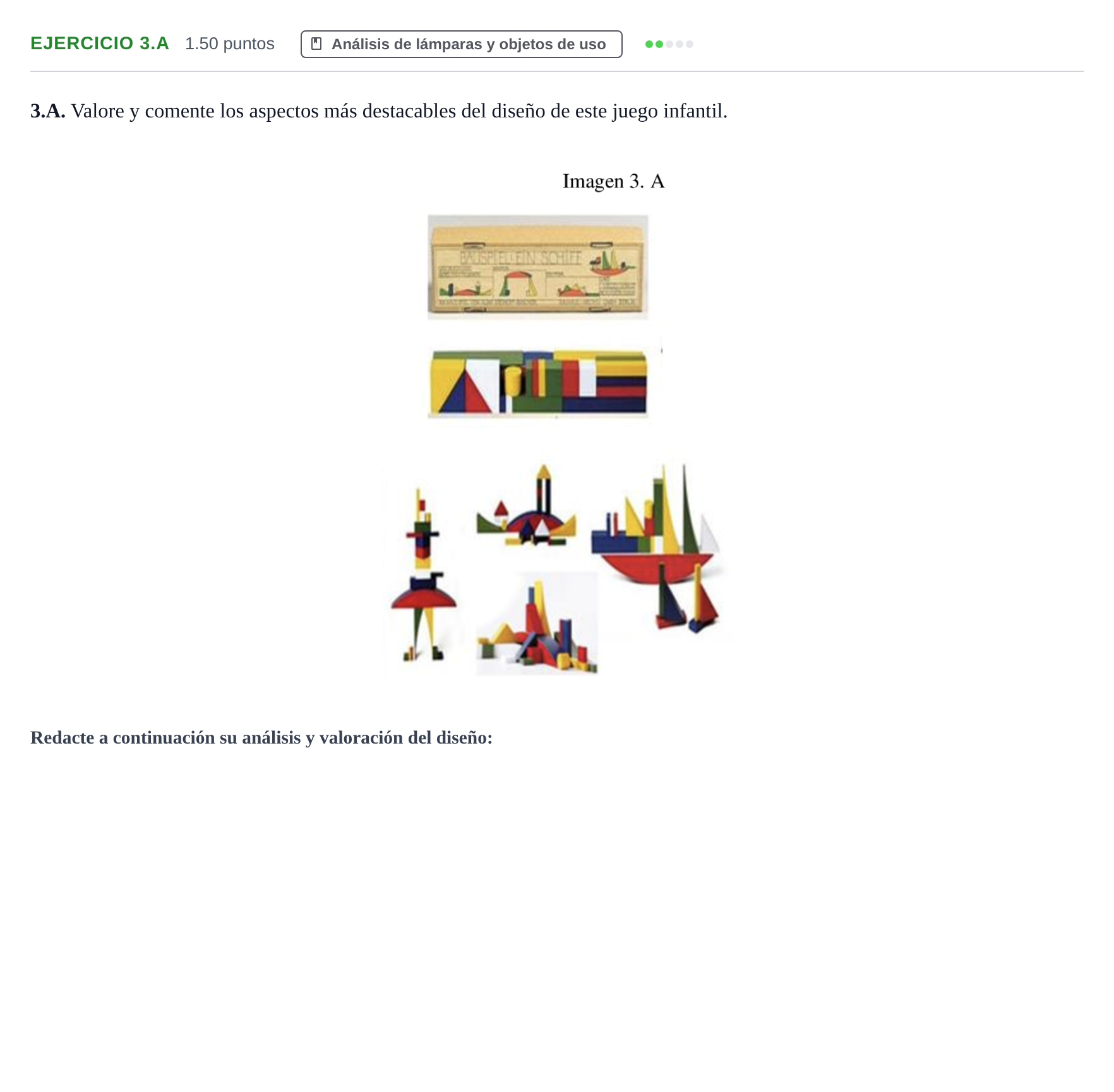 Enunciado: Ejercicio 3.A · Diseño PAU Asturias Extraordinaria 2021