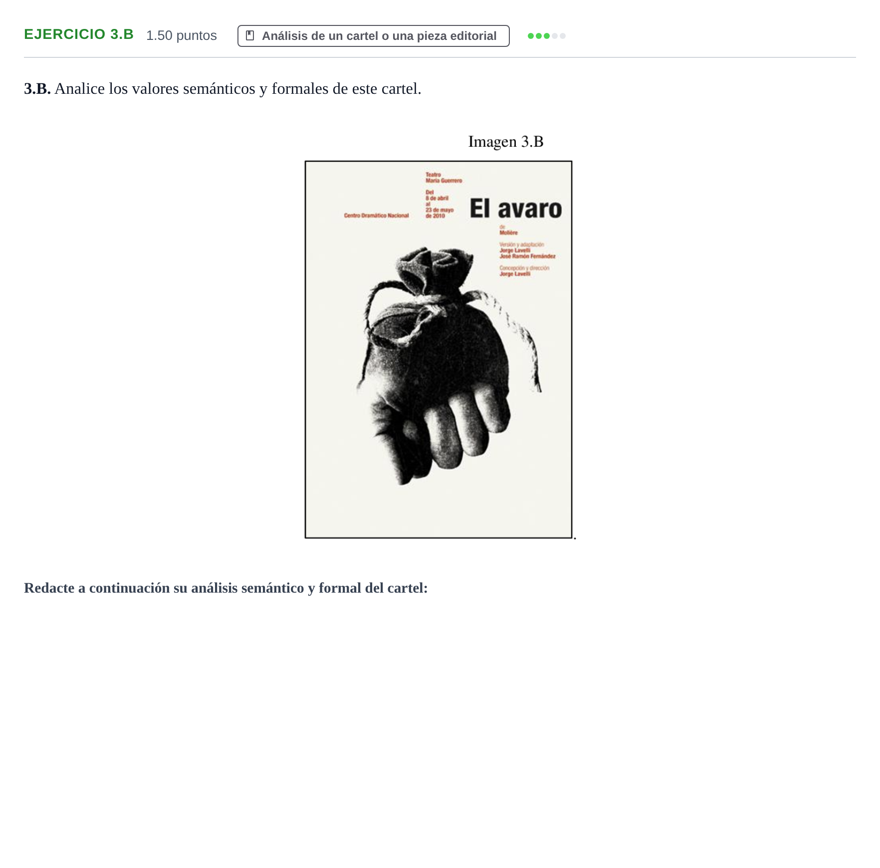 Enunciado: Ejercicio 3.B · Diseño PAU Asturias Extraordinaria 2021