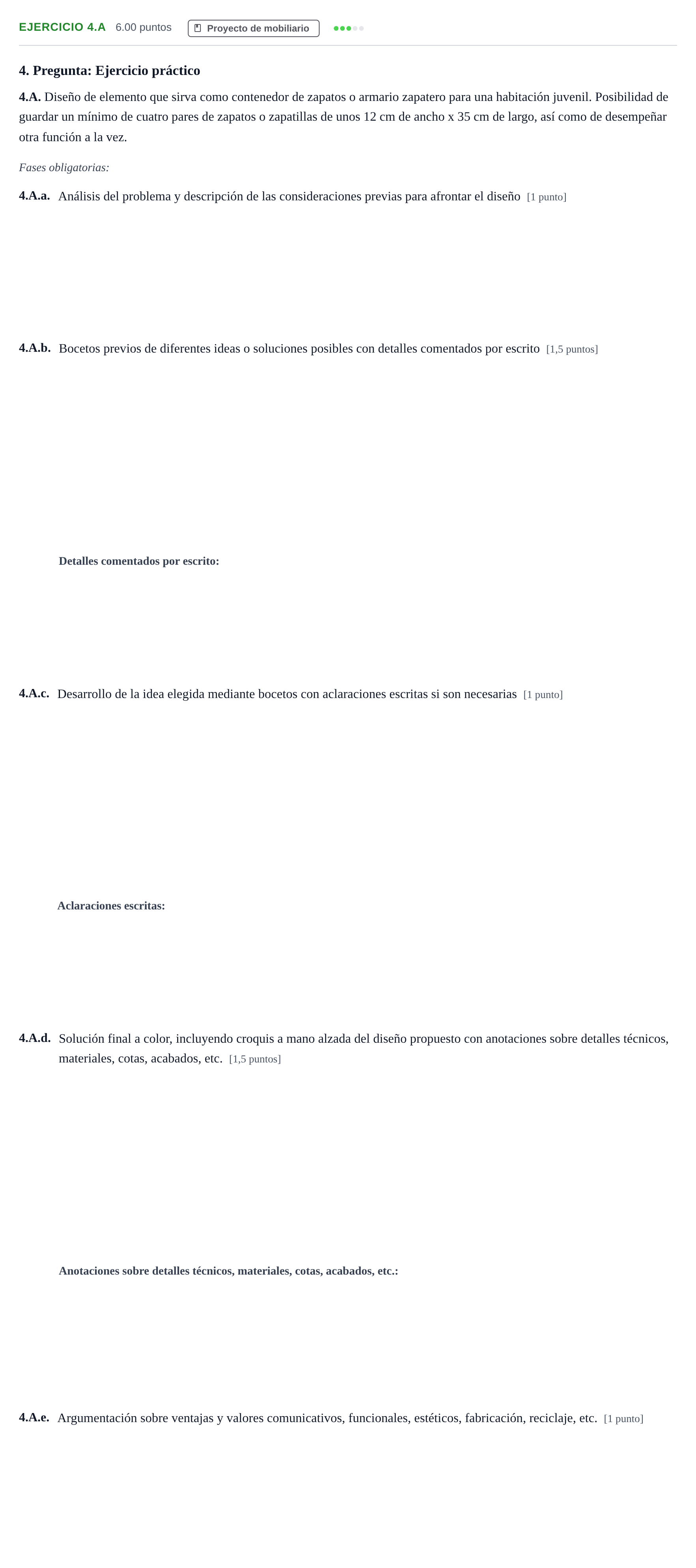 Enunciado: Ejercicio 4.A · Diseño PAU Asturias Extraordinaria 2021