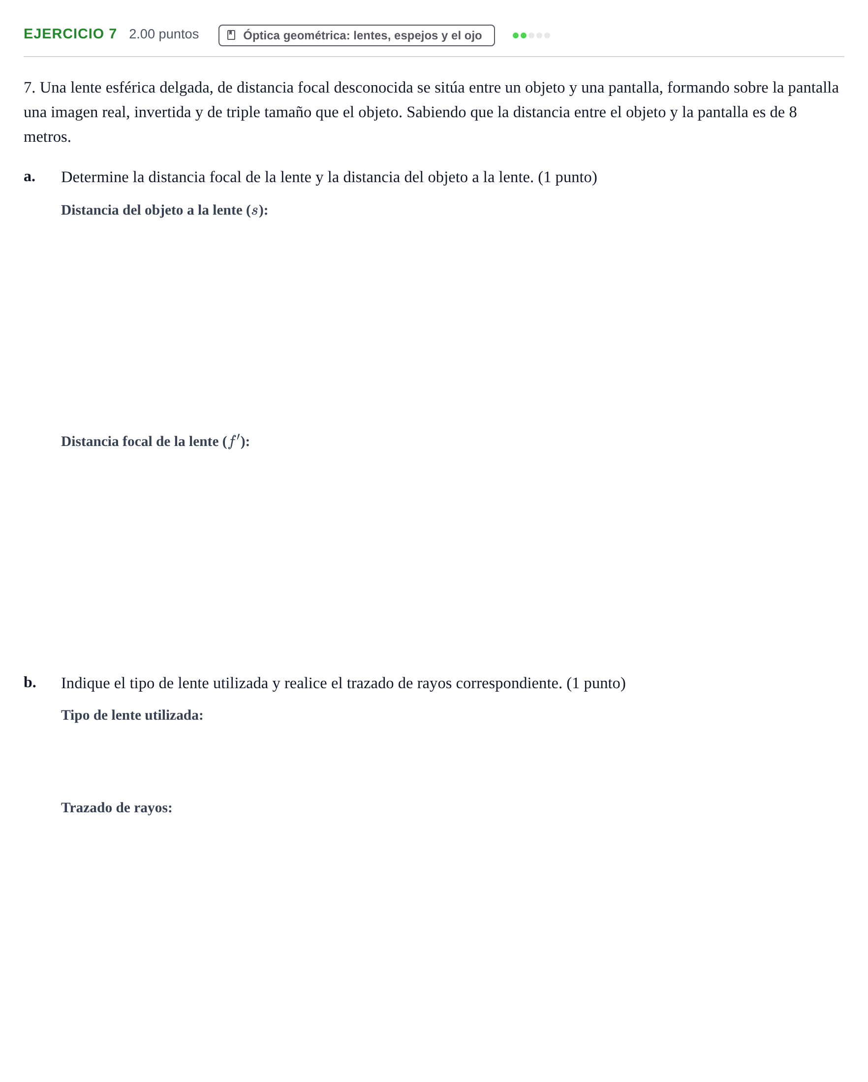 Enunciado: Problema 7 · Física PAU Asturias Extraordinaria 2021
