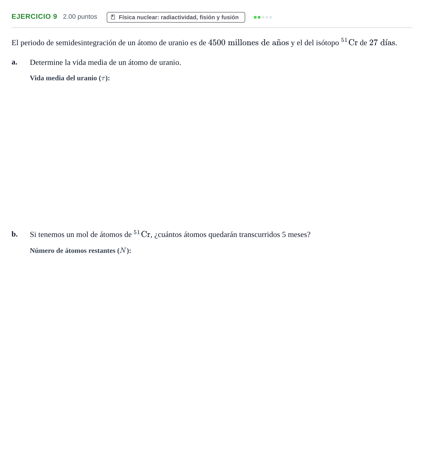 Enunciado: Problema 9 · Física PAU Asturias Extraordinaria 2021