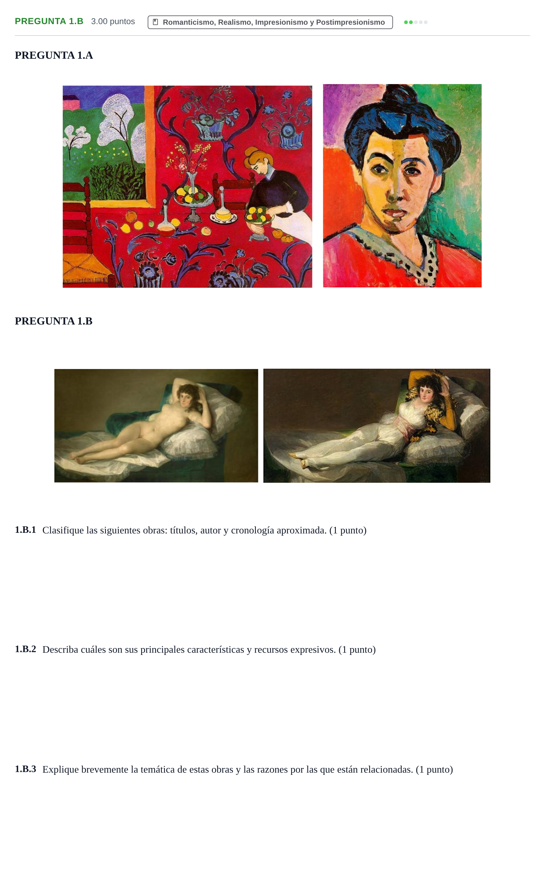 Enunciado: Pregunta 1.B · Fundamentos Artísticos PAU Asturias Ordinaria 2021