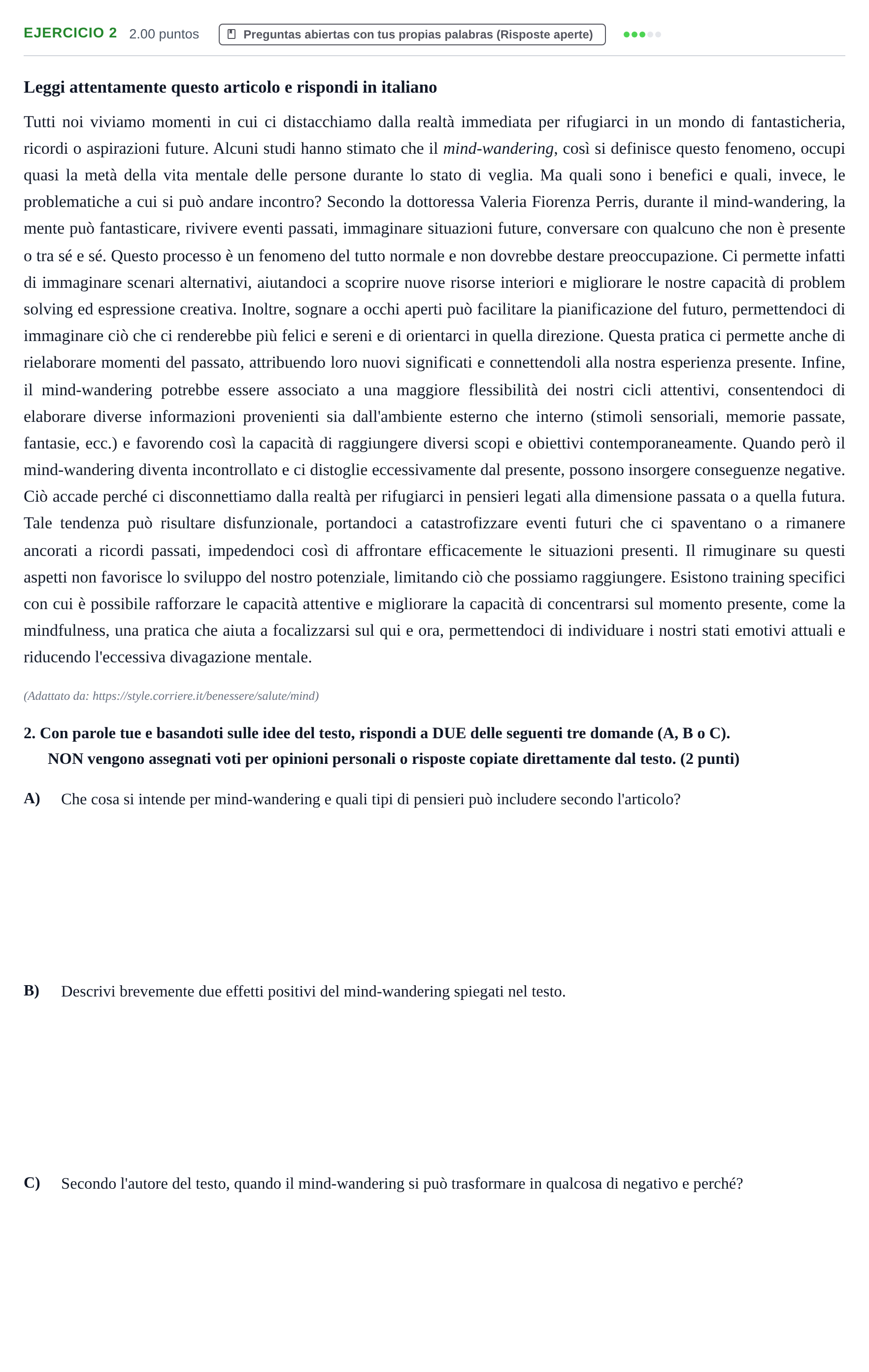 Enunciado: Problema 2 · Italiano PAU Baleares Ordinaria 2026