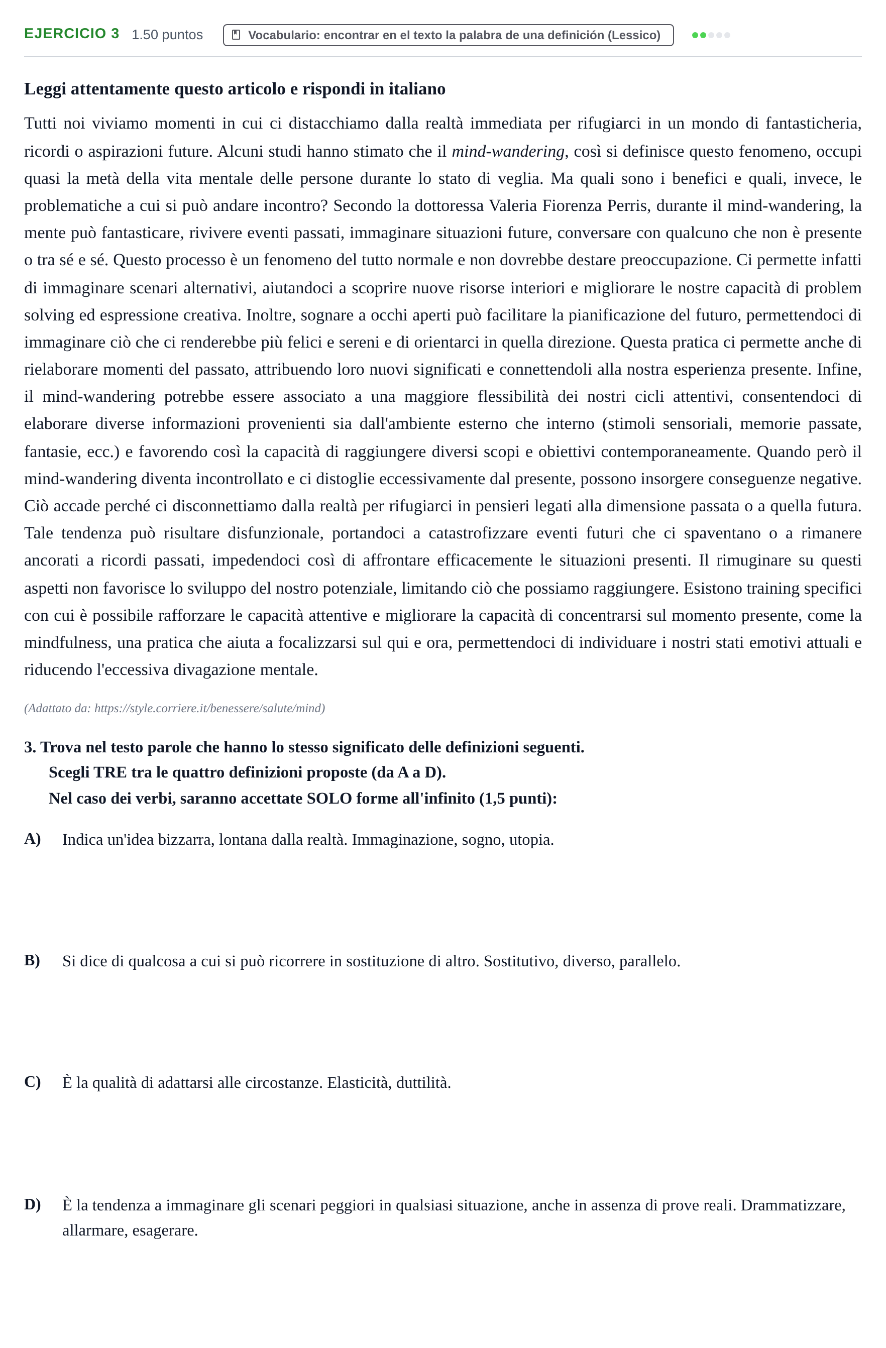 Enunciado: Problema 3 · Italiano PAU Baleares Ordinaria 2026
