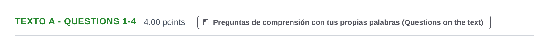 Enunciado: Ejercicio Texto A - Questions 1-4 · Inglés PAU Asturias Ordinaria (2ª lengua extranjera) 2021