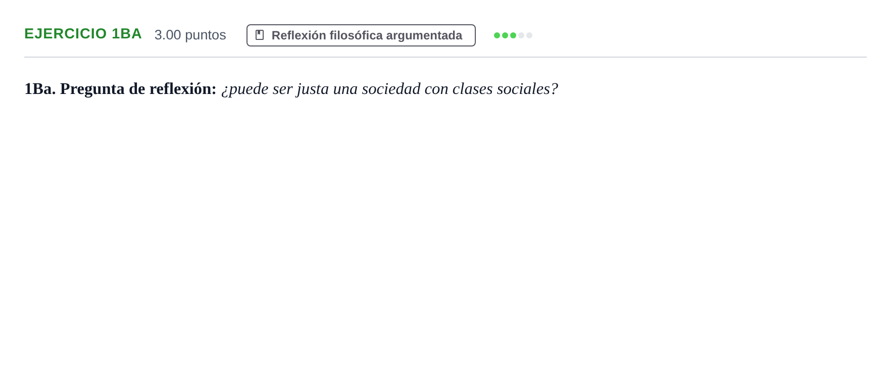 Enunciado: Ejercicio 1Ba · Historia de la Filosofía PAU Asturias Ordinaria 2021