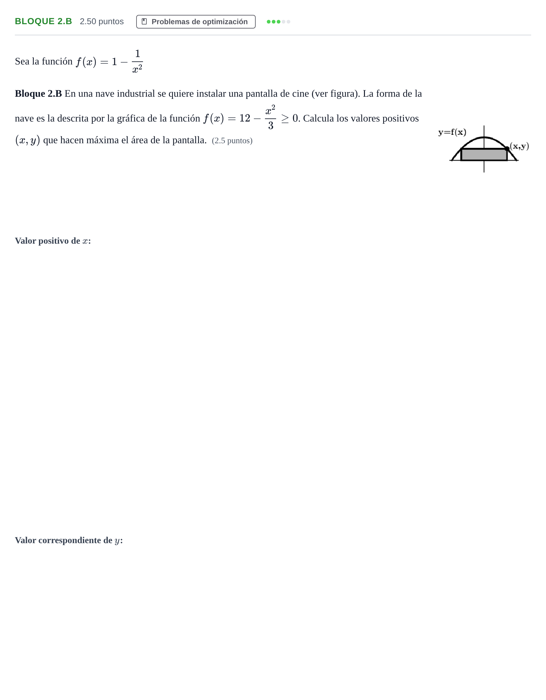 Enunciado: Bloque 2.B · Matemáticas II PAU Asturias Extraordinaria 2021