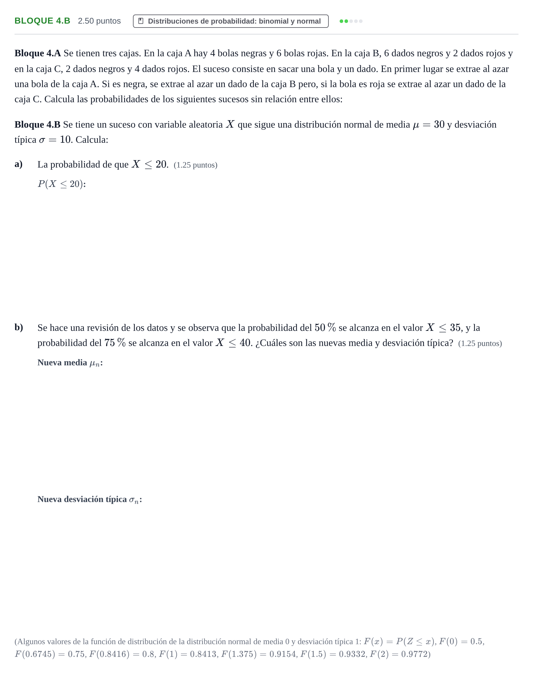 Enunciado: Bloque 4.B · Matemáticas II PAU Asturias Extraordinaria 2021