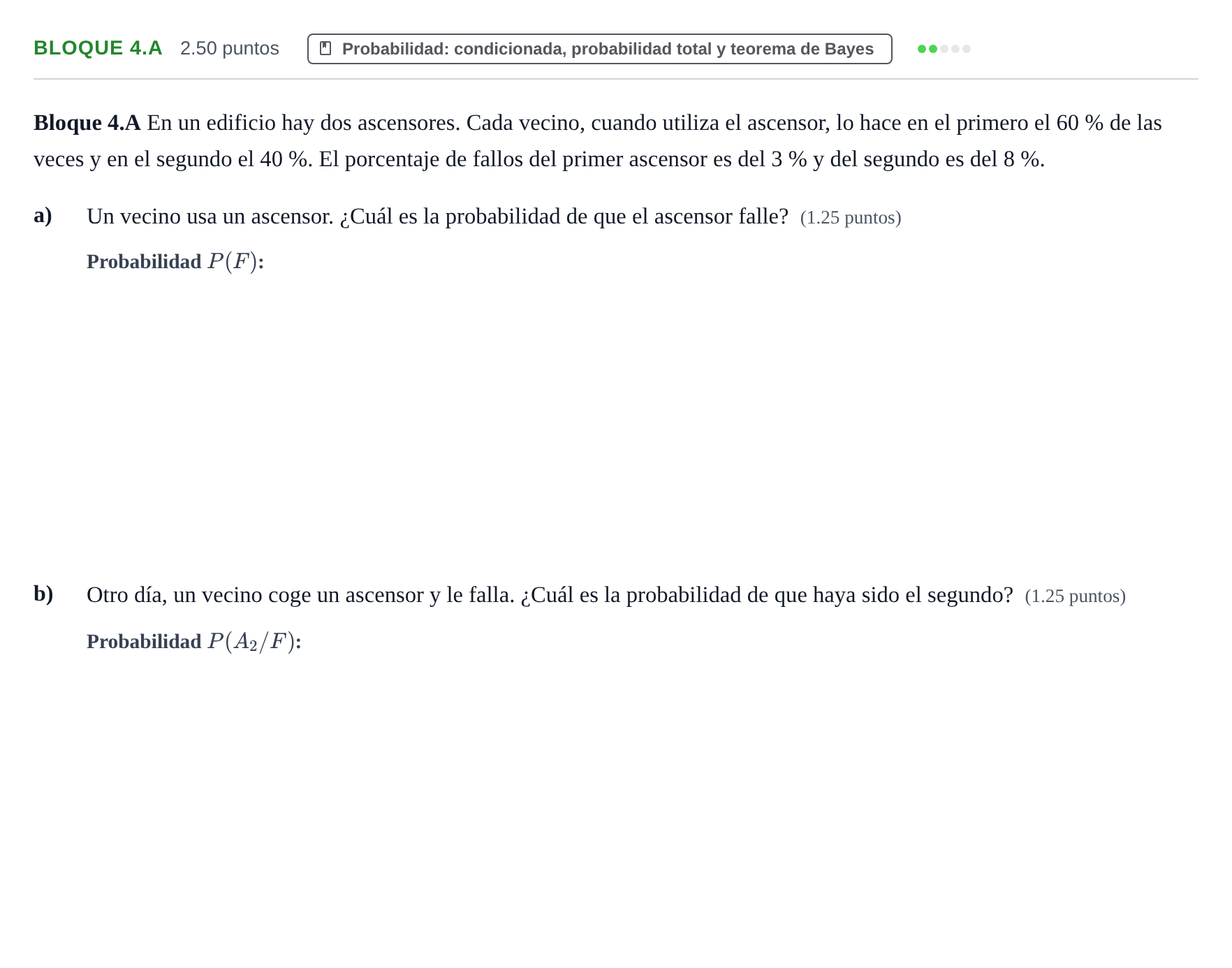 Enunciado: Bloque 4.A · Matemáticas II PAU Asturias Ordinaria 2021