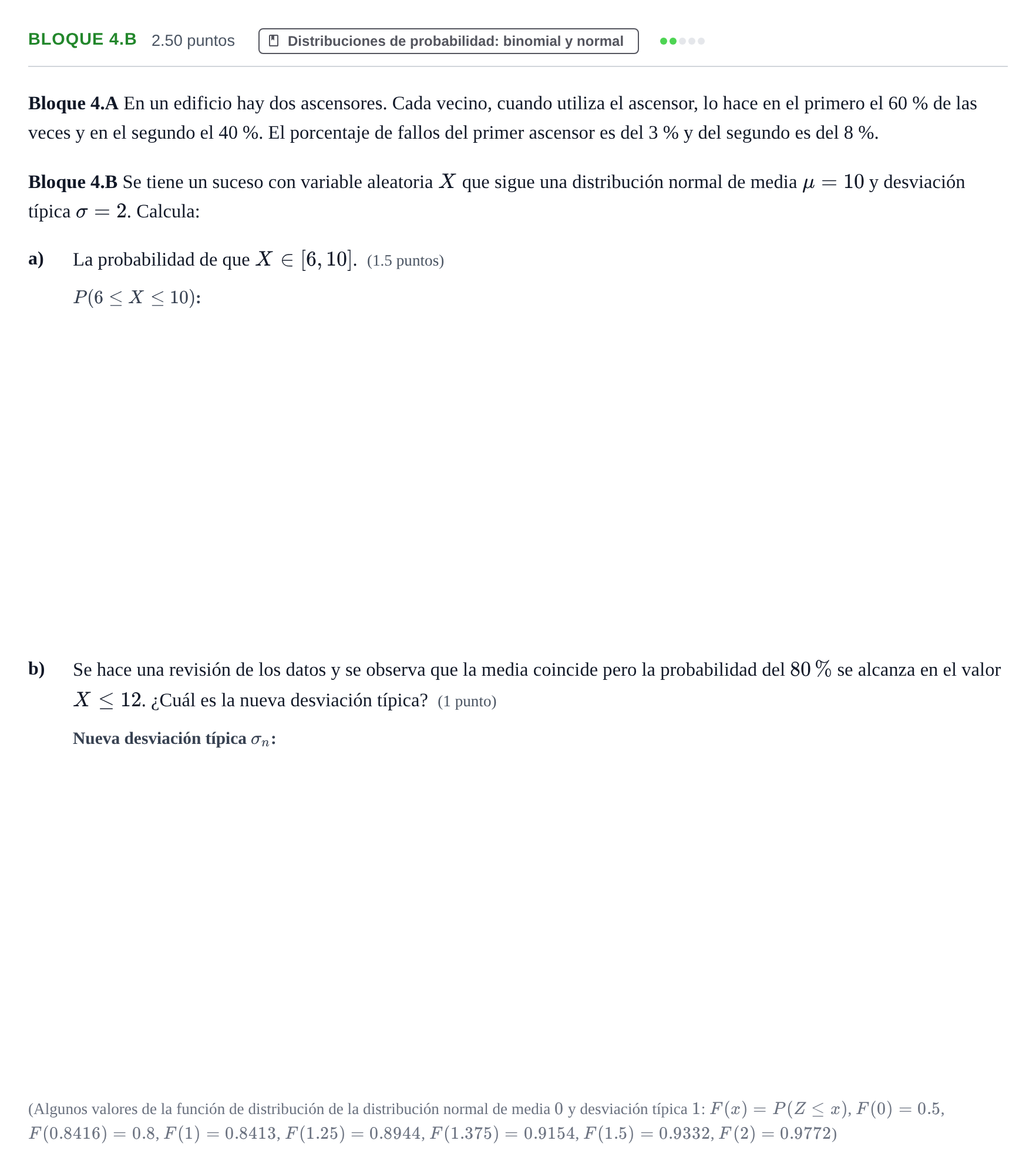 Enunciado: Bloque 4.B · Matemáticas II PAU Asturias Ordinaria 2021