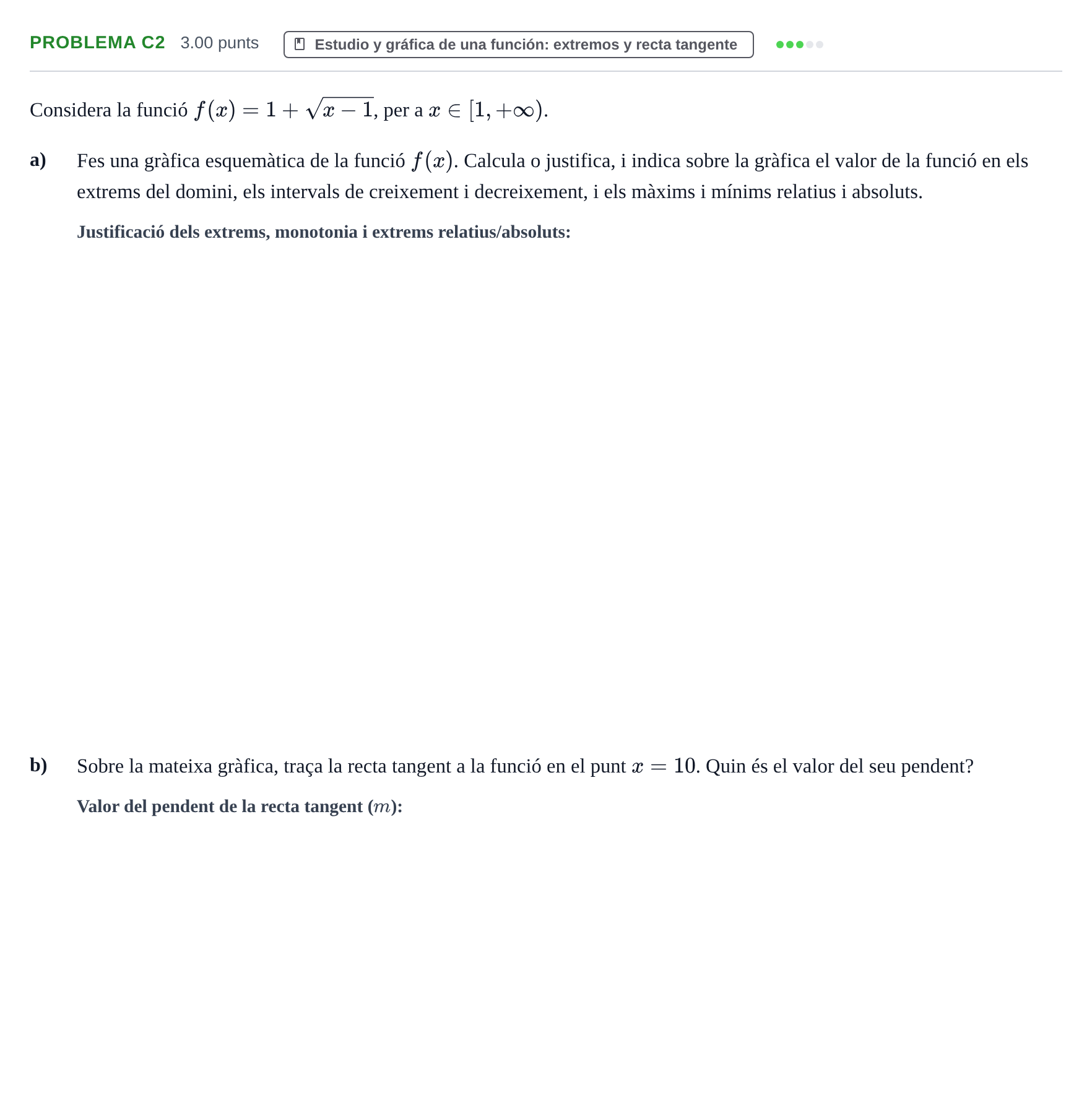 Enunciado: Problema C2 · Matemáticas aplicadas a las Ciencias Sociales II PAU Baleares Ordinaria 2026