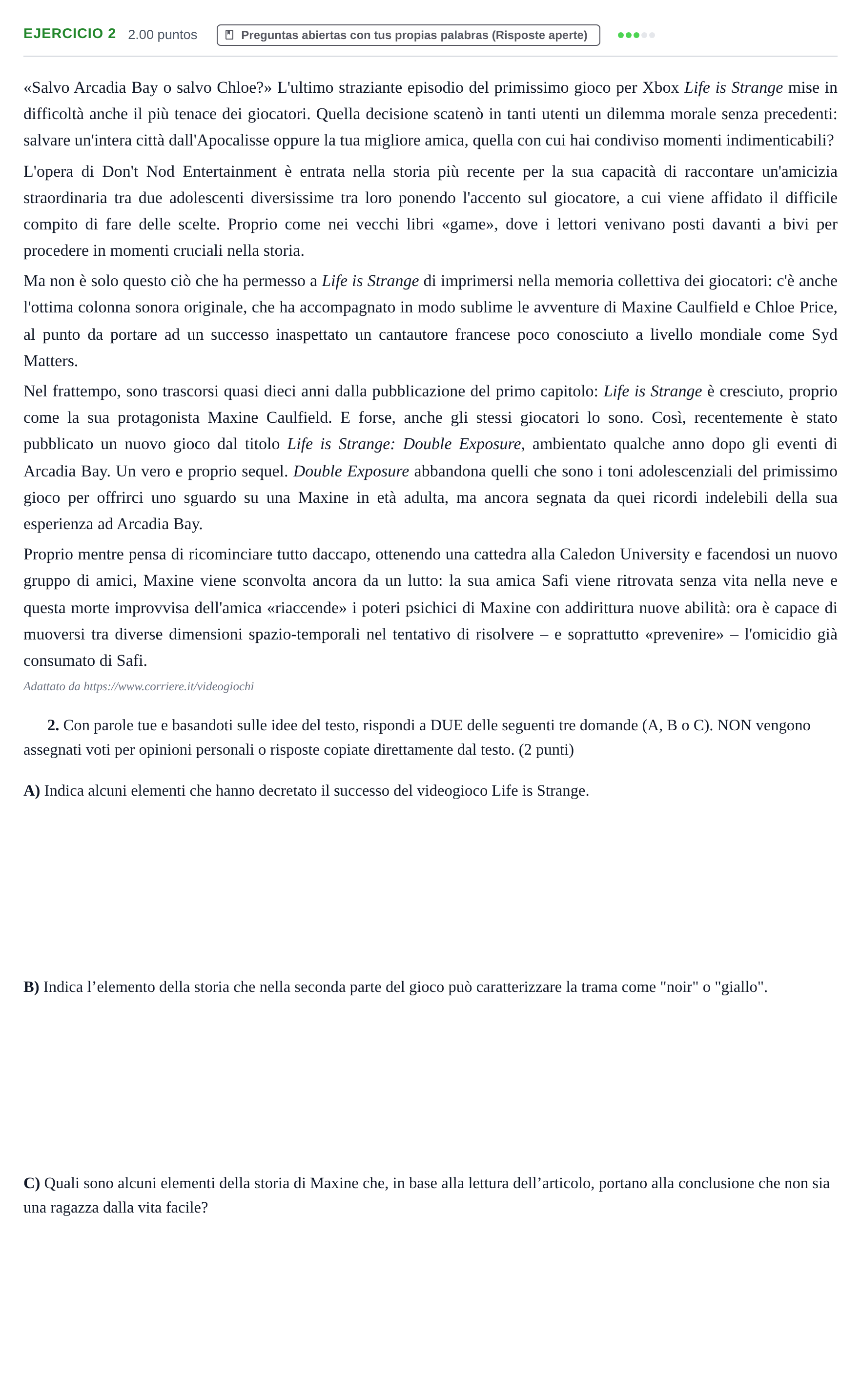 Enunciado: Problema 2 · Italiano PAU Baleares Ordinaria 2025
