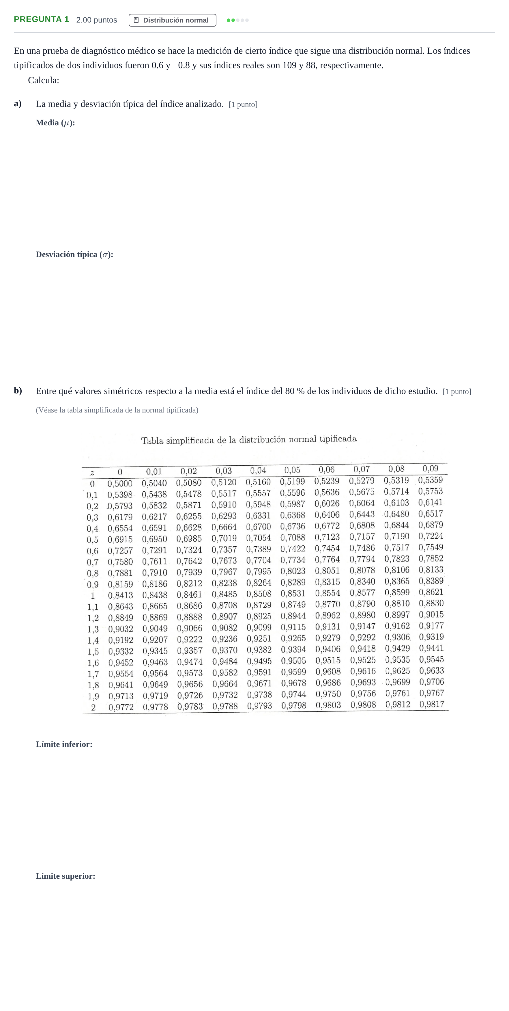 Enunciado: Pregunta 1 · Matemáticas II PAU La Rioja Extraordinaria 2026