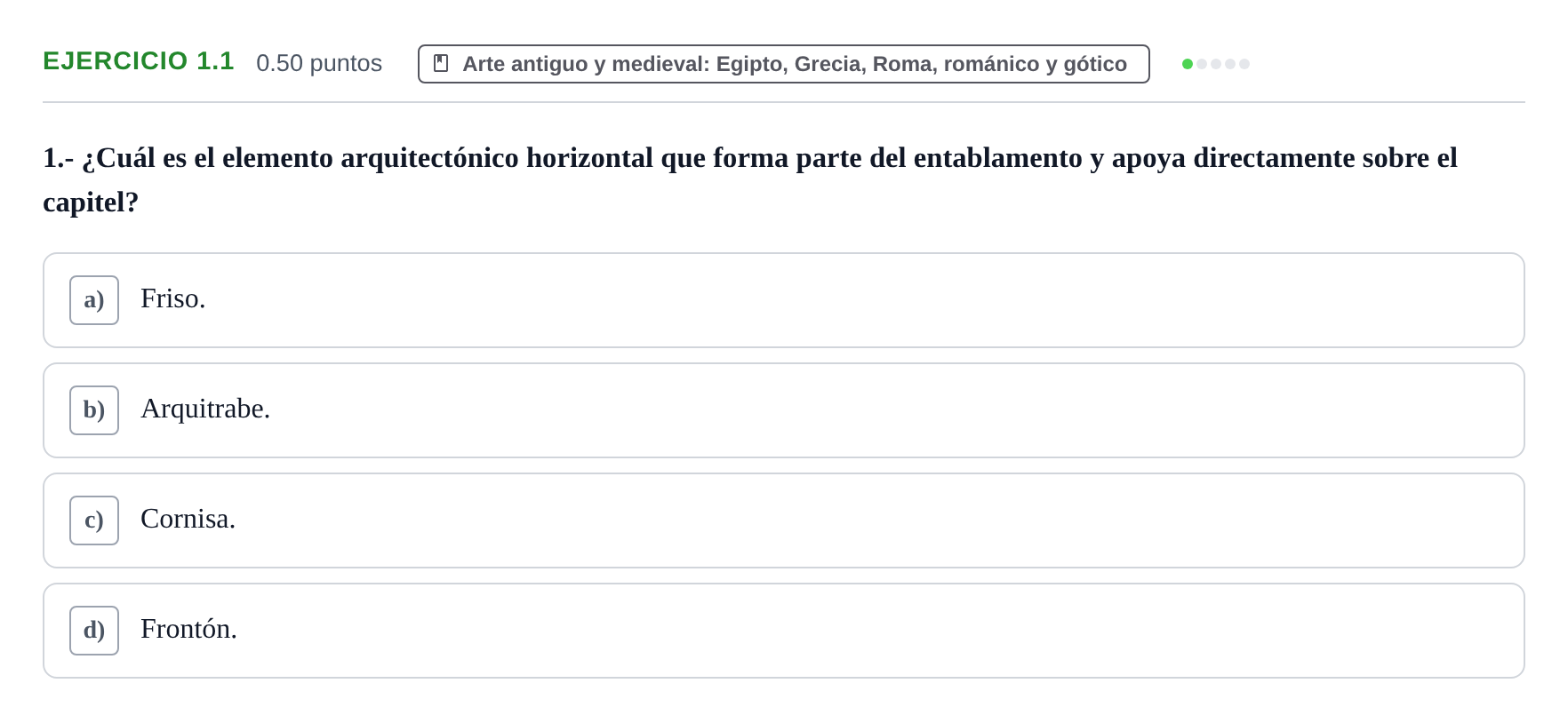 Enunciado: Ejercicio 1.1 · Fundamentos Artísticos PAU La Rioja Extraordinaria 2026